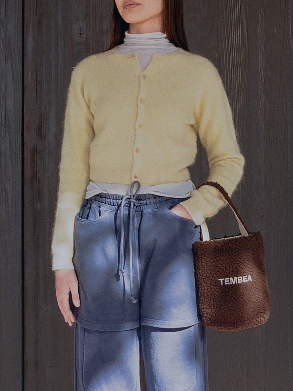Namu Shop - Tembea Baguette Tote Mini - Brown