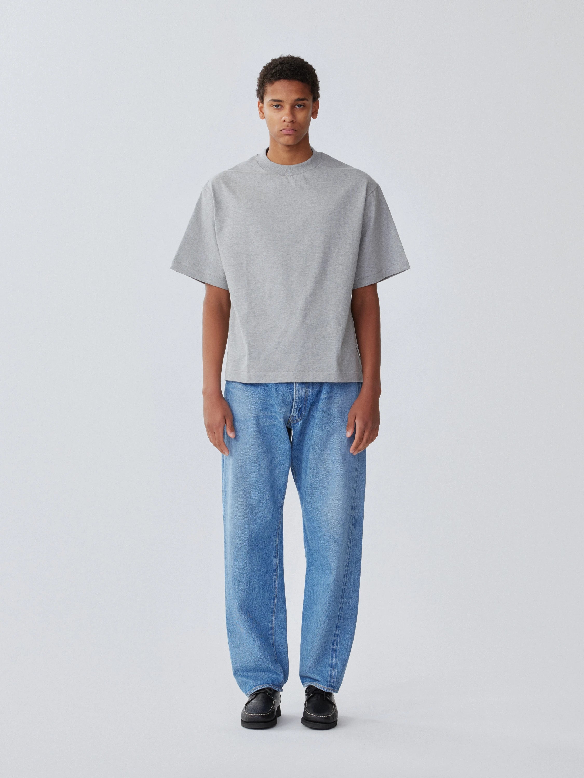 Namu Shop - Kaptain Sunshine 5P Zipper Front Denim Pants - Indigo Vintage Wash