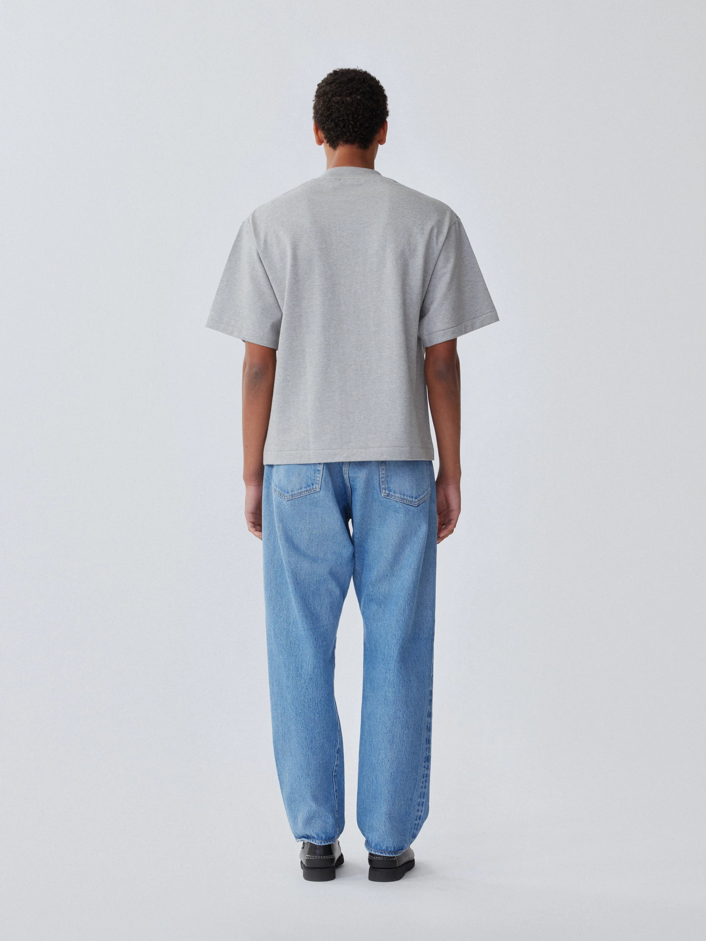 Namu Shop - Kaptain Sunshine 5P Zipper Front Denim Pants - Indigo Vintage Wash