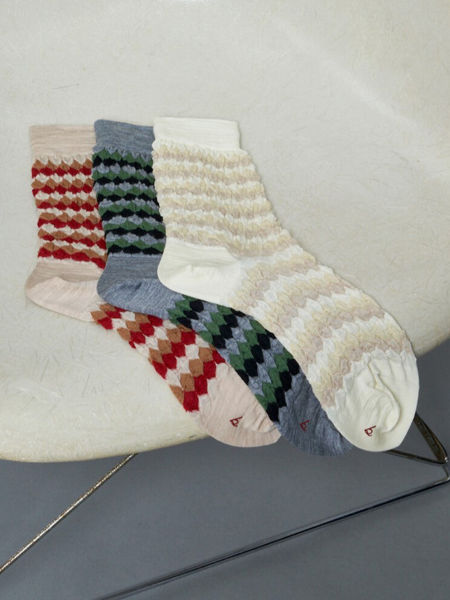 Namu Shop - Babaco Pintuck Socks - 3 Colors