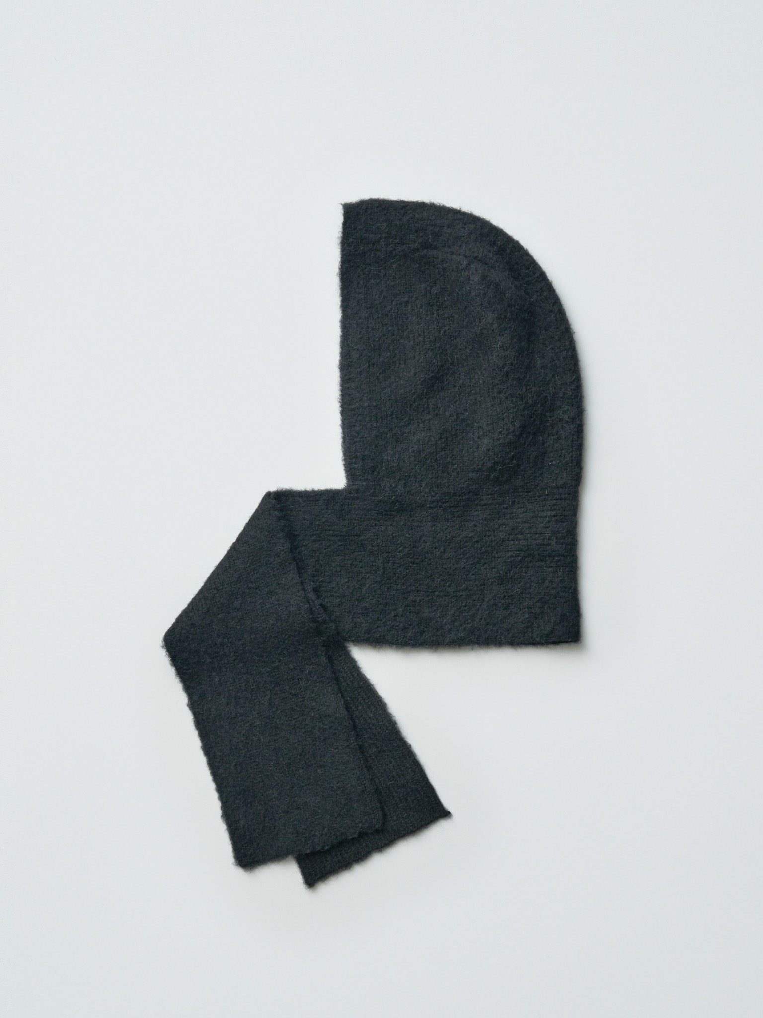 Namu Shop - ssstein Wool/Alpaca Milled Knit Balaclava - Gray, Black