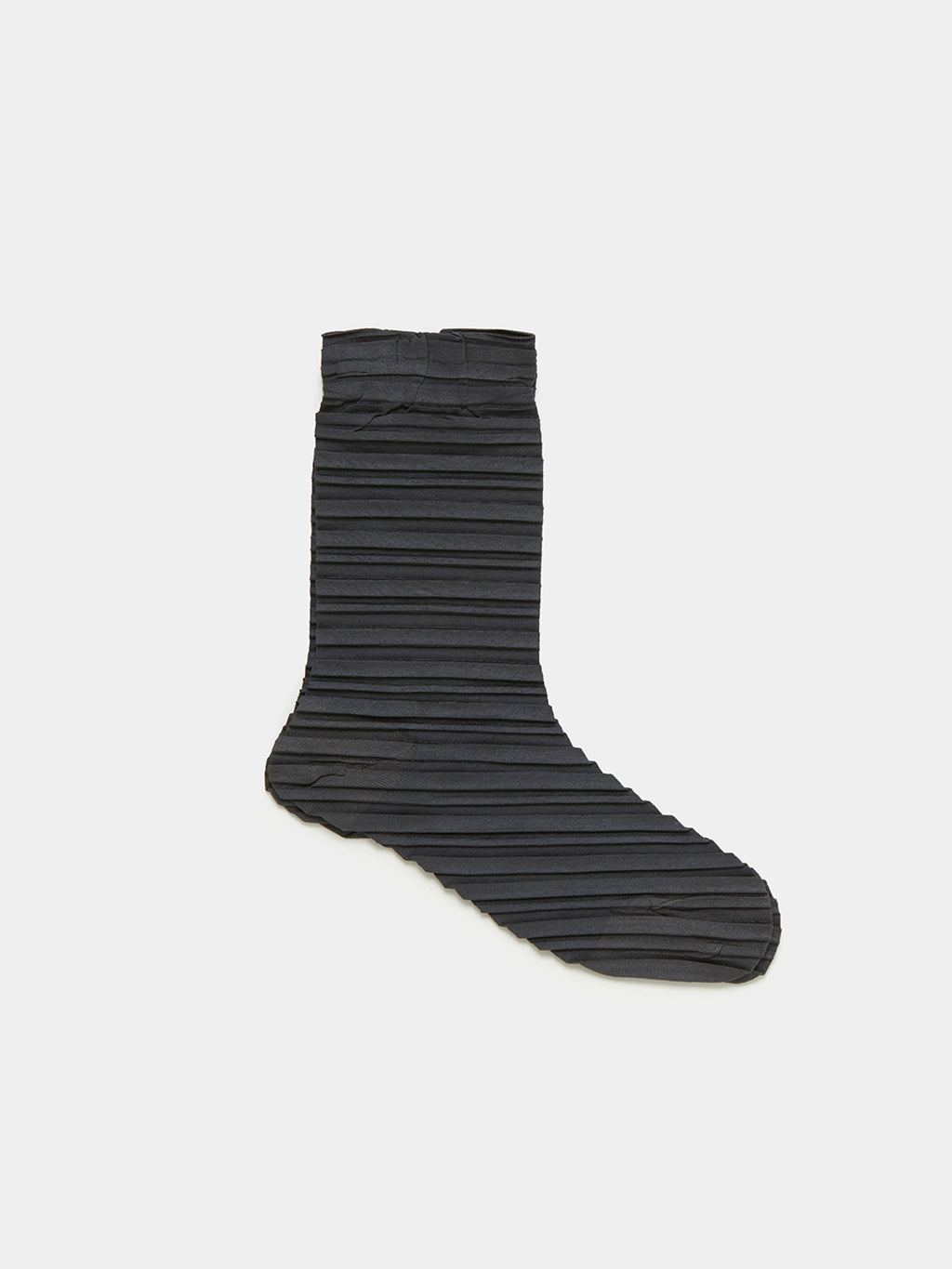 Namu Shop - Babaco Crushed Socks - Charcoal, Lime