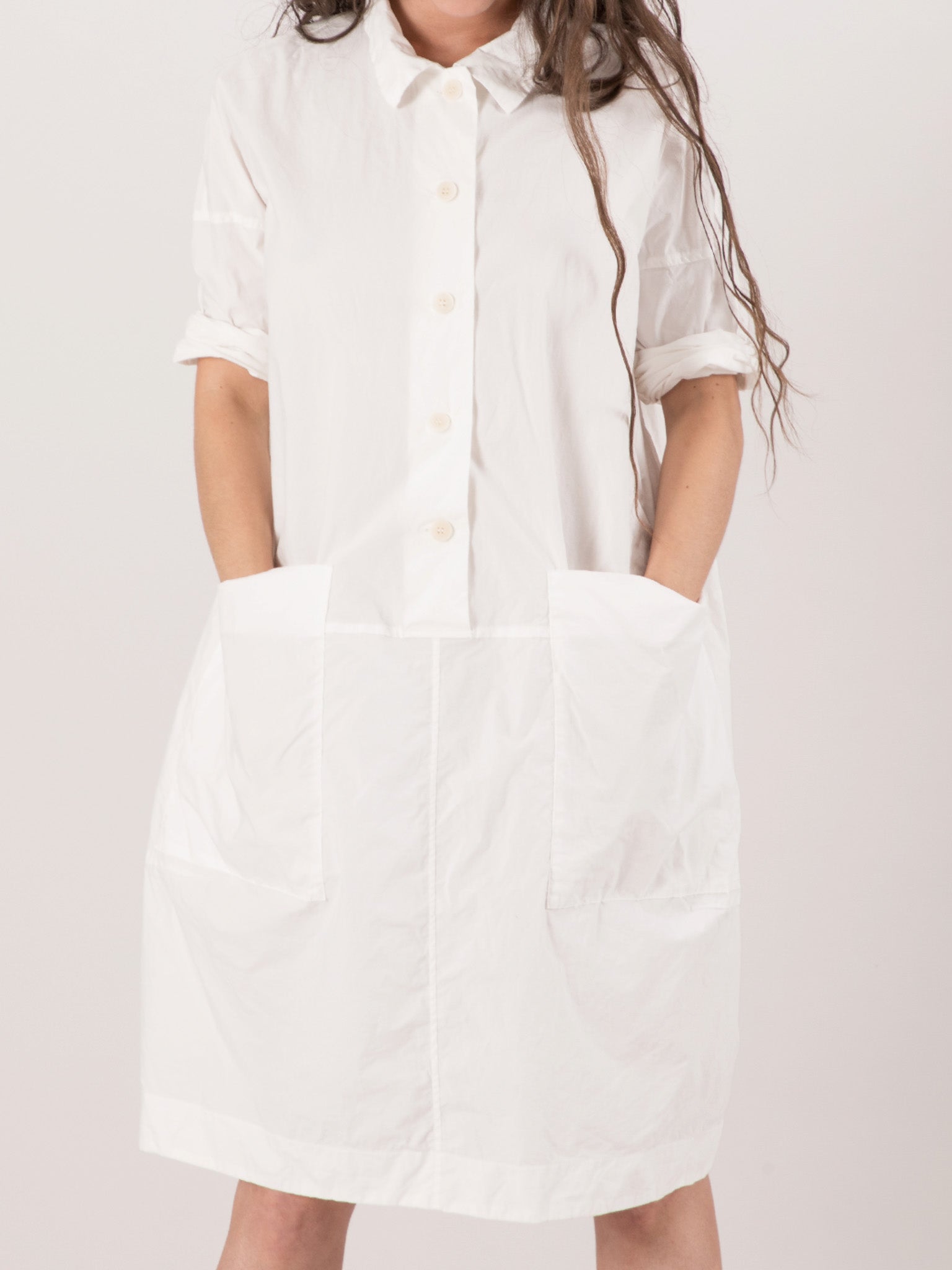 Namu Shop - Album di Famiglia Collar Dress TASCHE TS - Milk