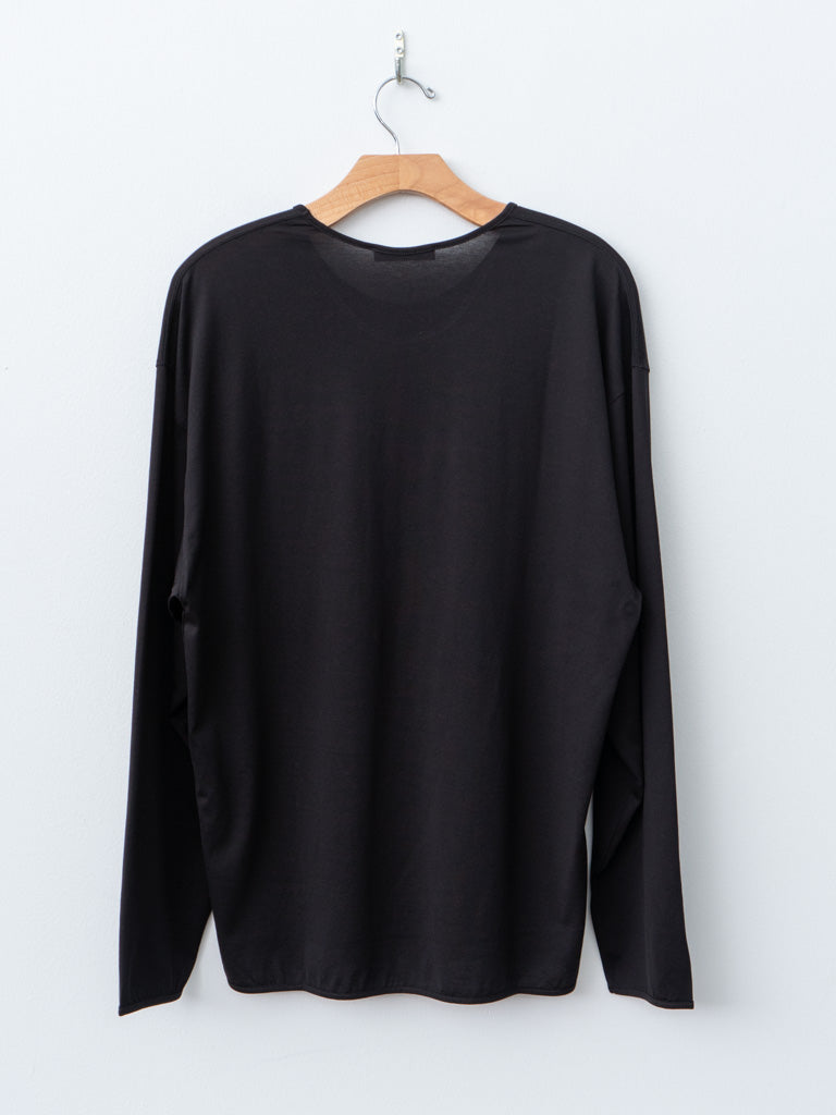 Namu Shop - Lemaire LS Relaxed Tee - Black
