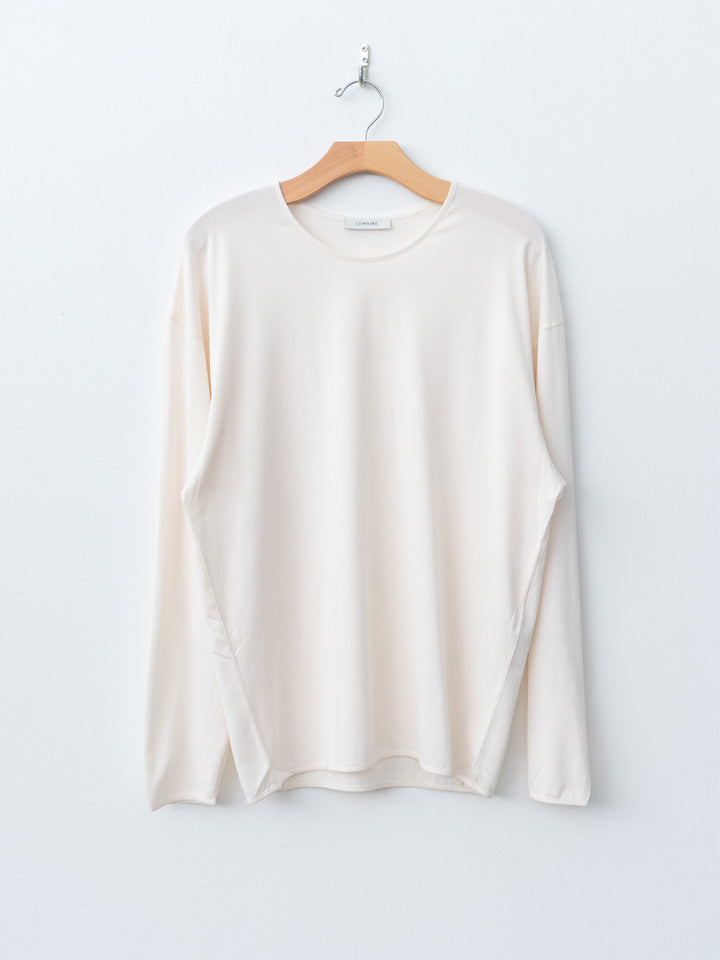 Namu Shop - Lemaire LS Relaxed Tee - Chalk
