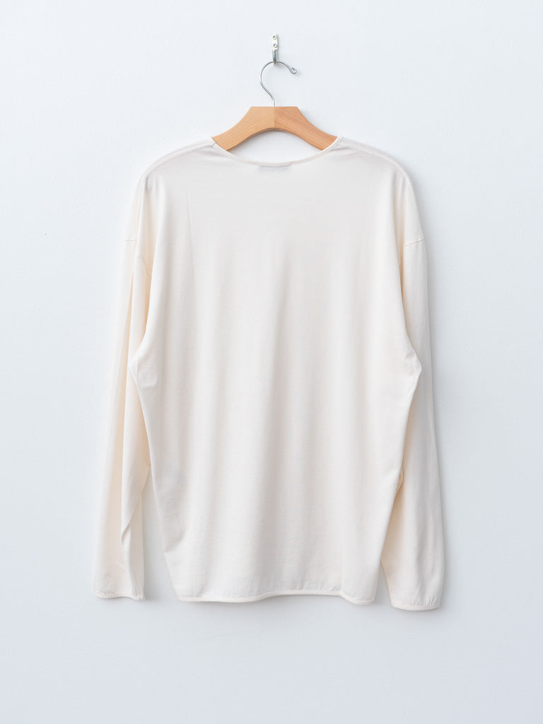 Namu Shop - Lemaire LS Relaxed Tee - Chalk