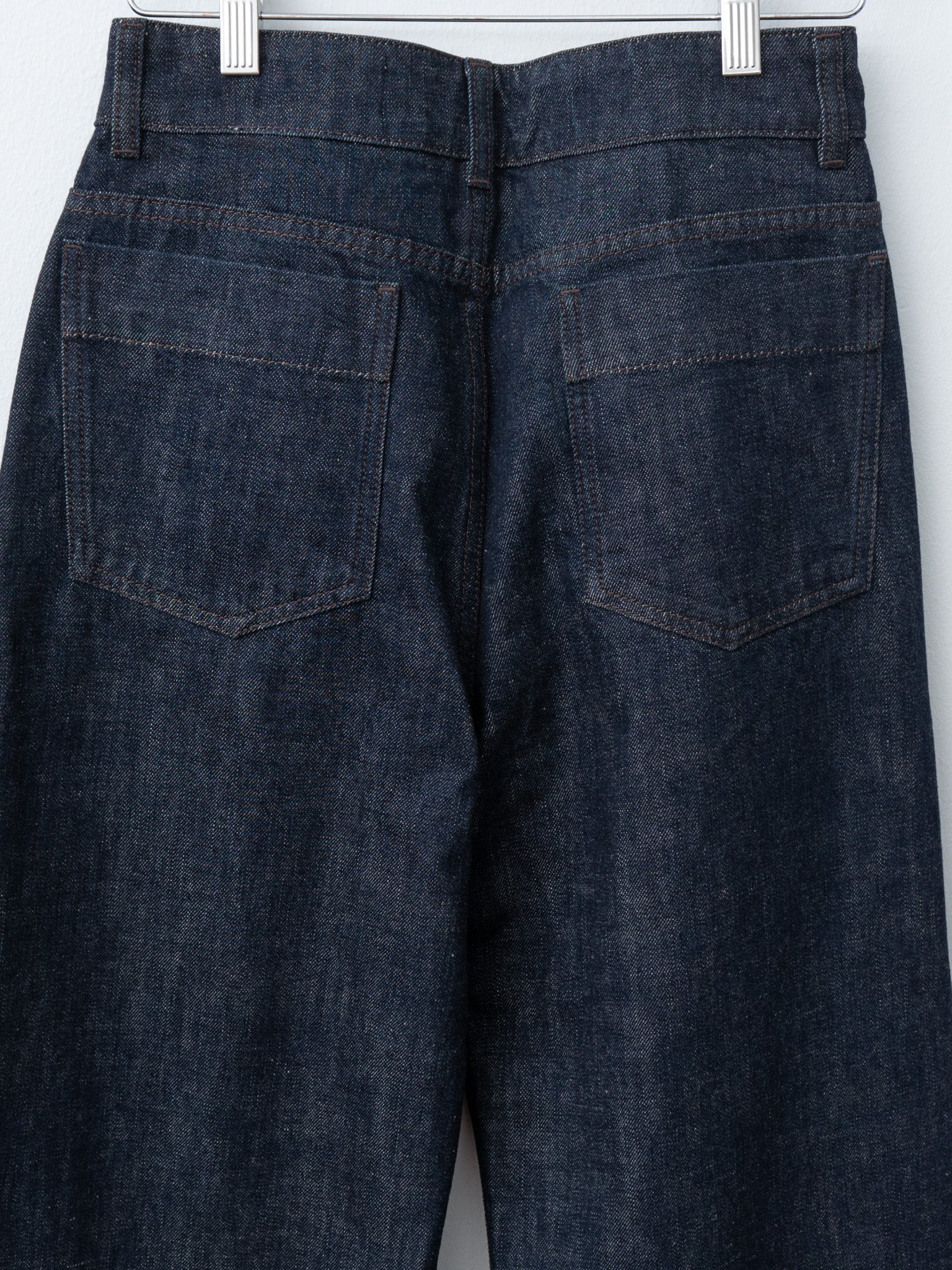 Namu Shop - Lemaire High Waisted Curved Pants - Denim Indigo