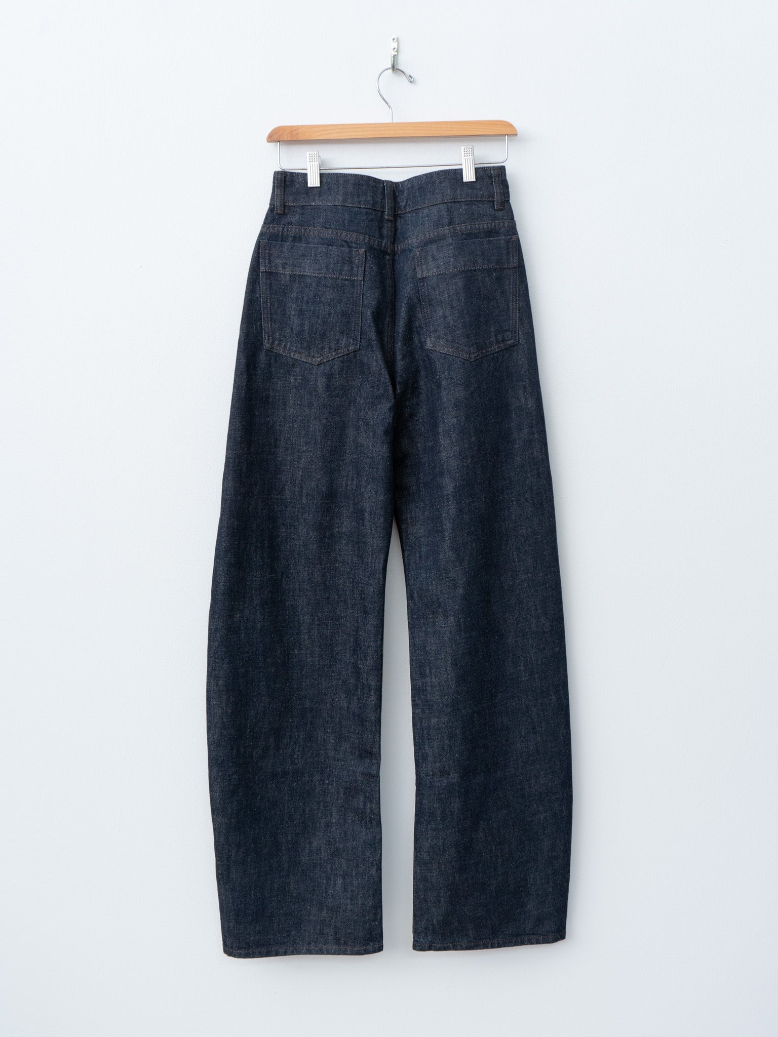 Namu Shop - Lemaire High Waisted Curved Pants - Denim Indigo