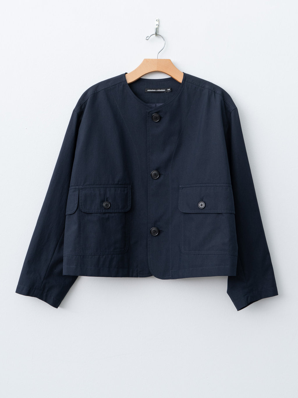 Namu Shop - Nicholson & Nicholson ROCKY-GABA Jacket - Navy