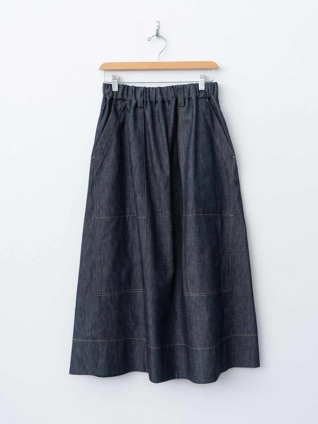 Namu Shop - Nicholson & Nicholson BETTY-DENIM Skirt - Indigo