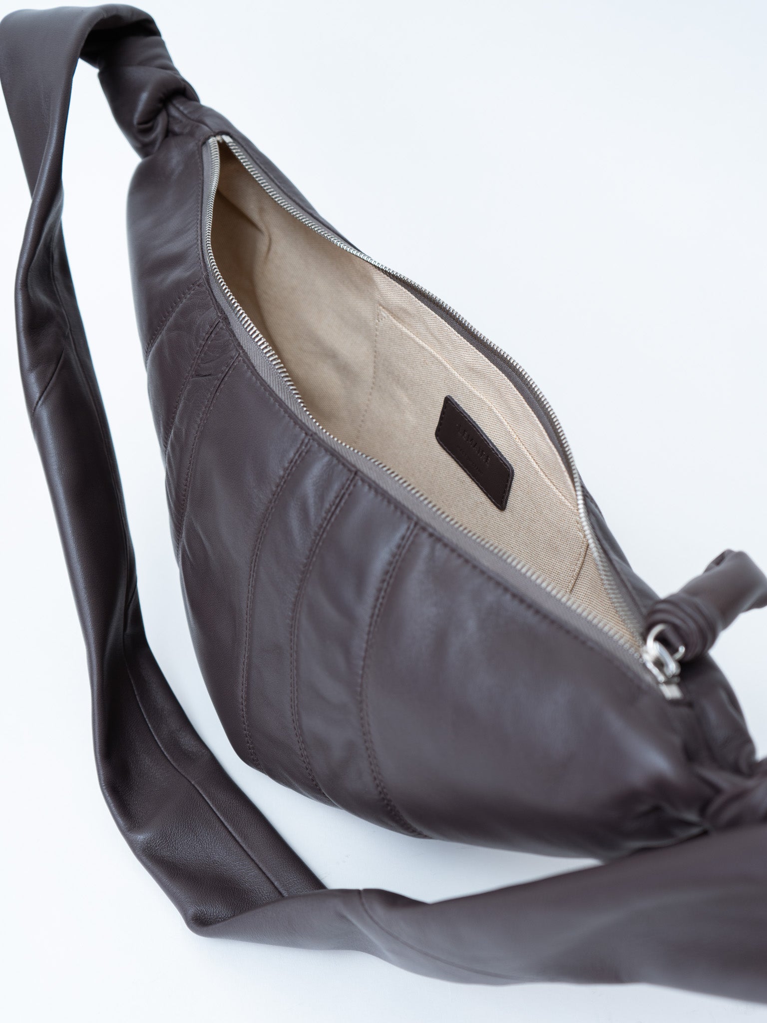 Namu Shop - Lemaire Medium Croissant Bag - Mink (soft nappa leather)