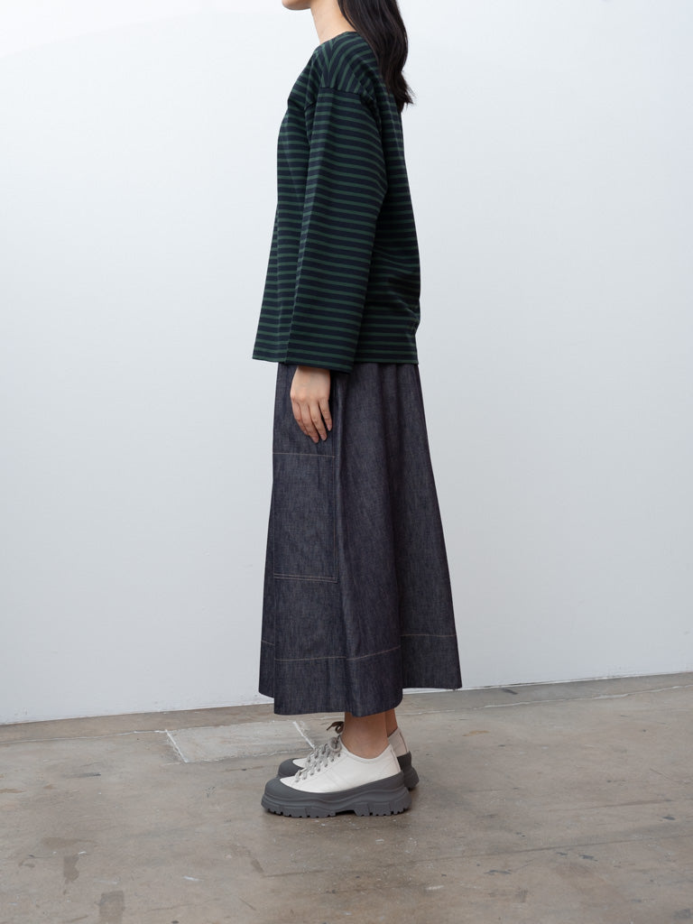 Namu Shop - Nicholson & Nicholson COAST Tee - Navy/Green