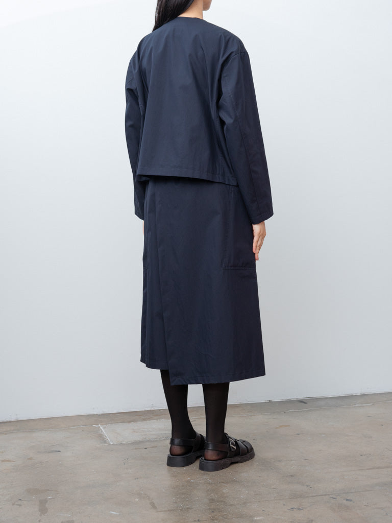 Namu Shop - Nicholson & Nicholson ROCKY-GABA Jacket - Navy