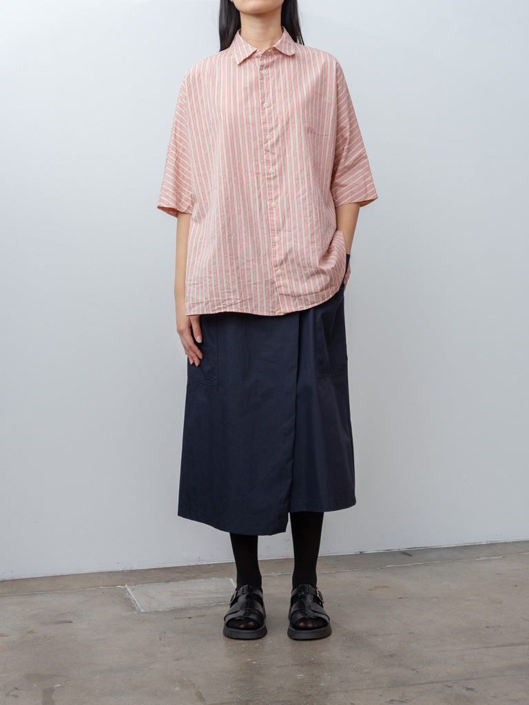 Namu Shop - Nicholson & Nicholson HEART-GABA Skirt - Navy