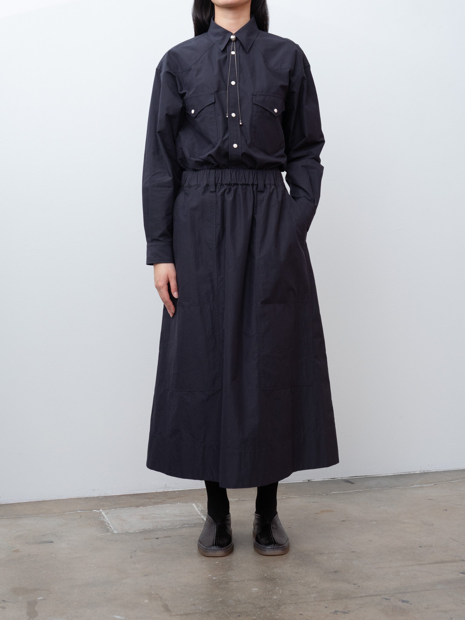Namu Shop - Nicholson & Nicholson BRENDA-W Shirt - Navy