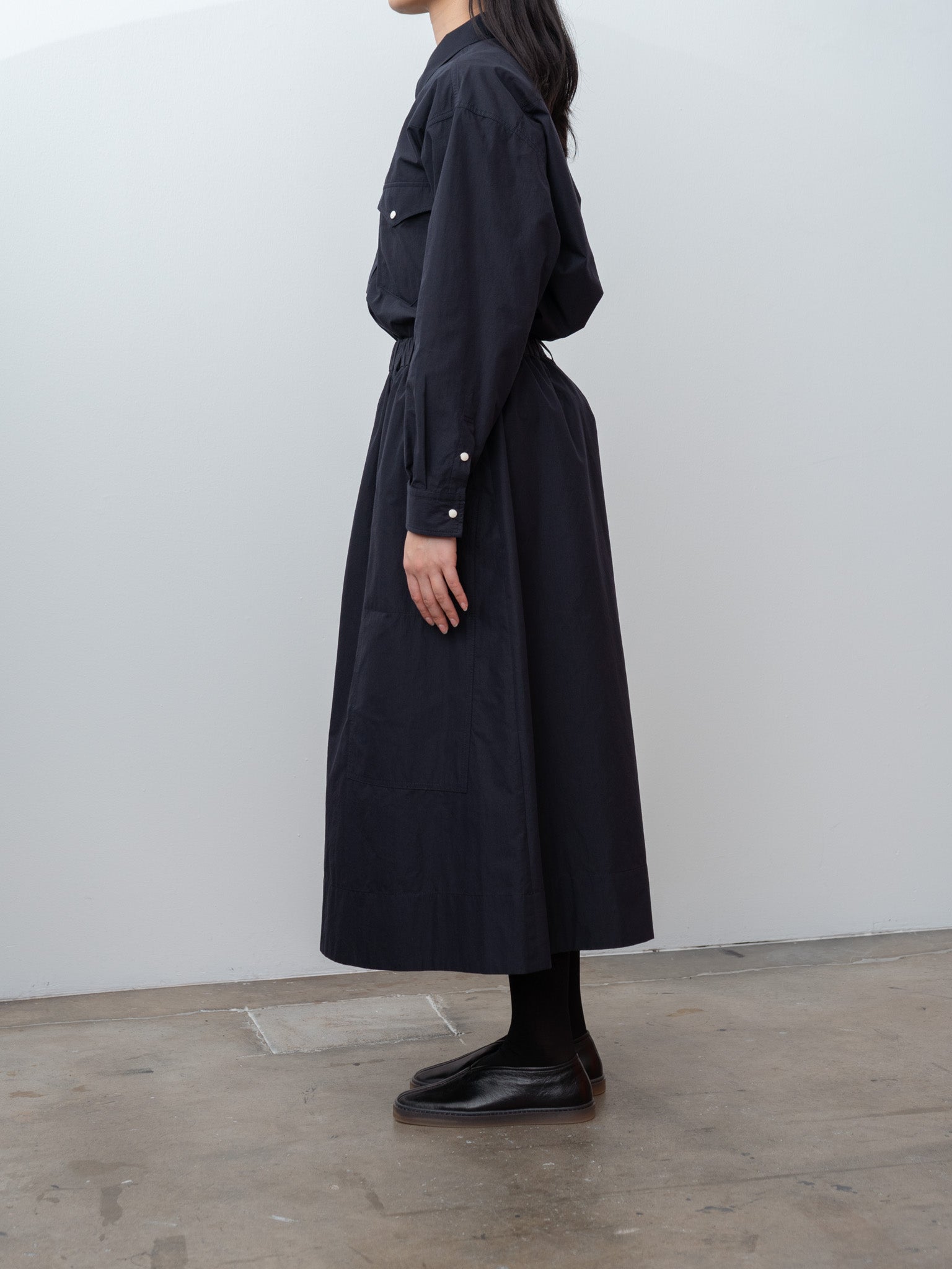 Namu Shop - Nicholson & Nicholson BETTY-W Skirt - Navy