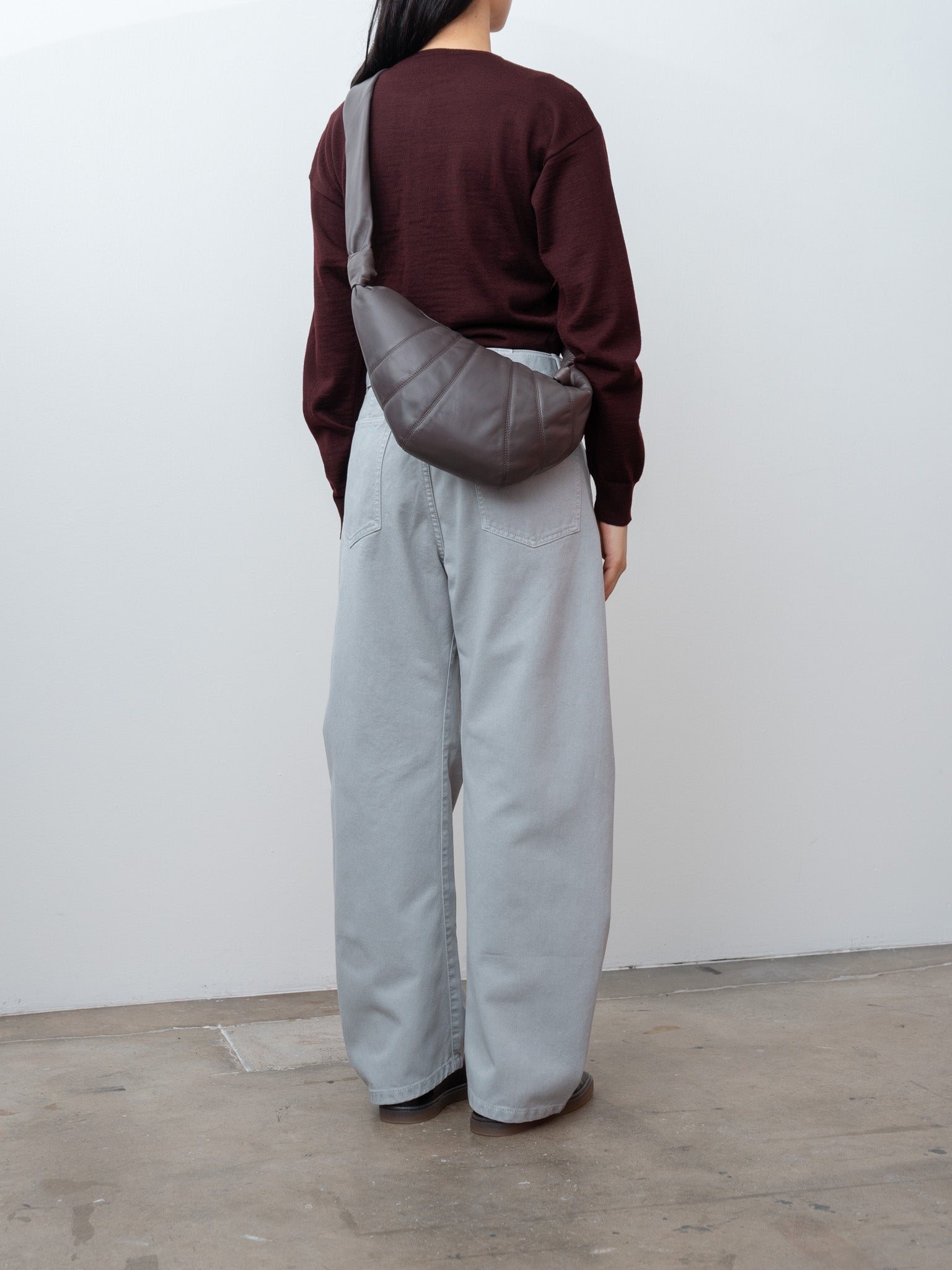 Namu Shop - Lemaire Medium Croissant Bag - Mink (soft nappa leather)