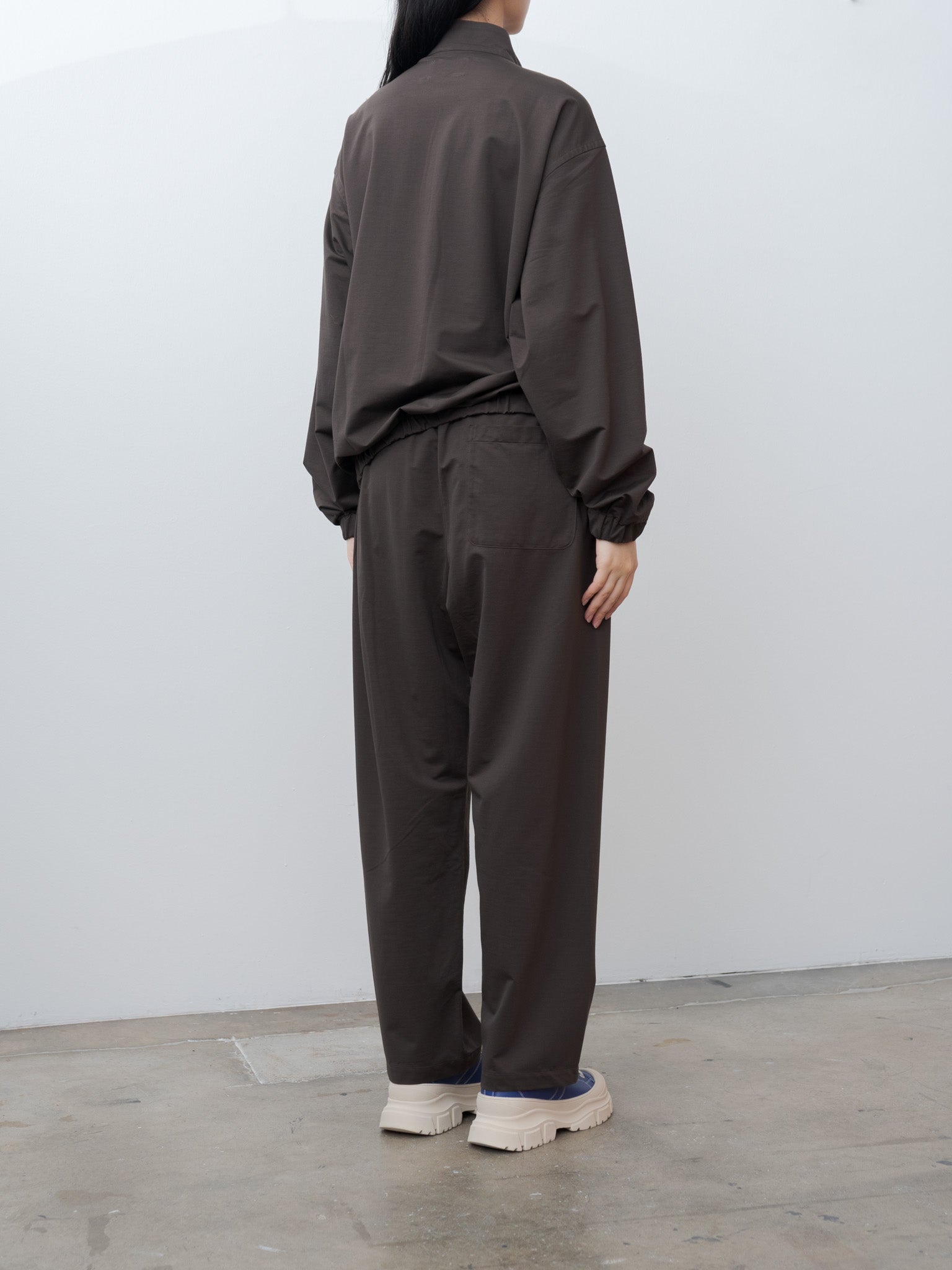 Namu Shop - Yoko Sakamoto Side Seamless Easy Pants - Brown