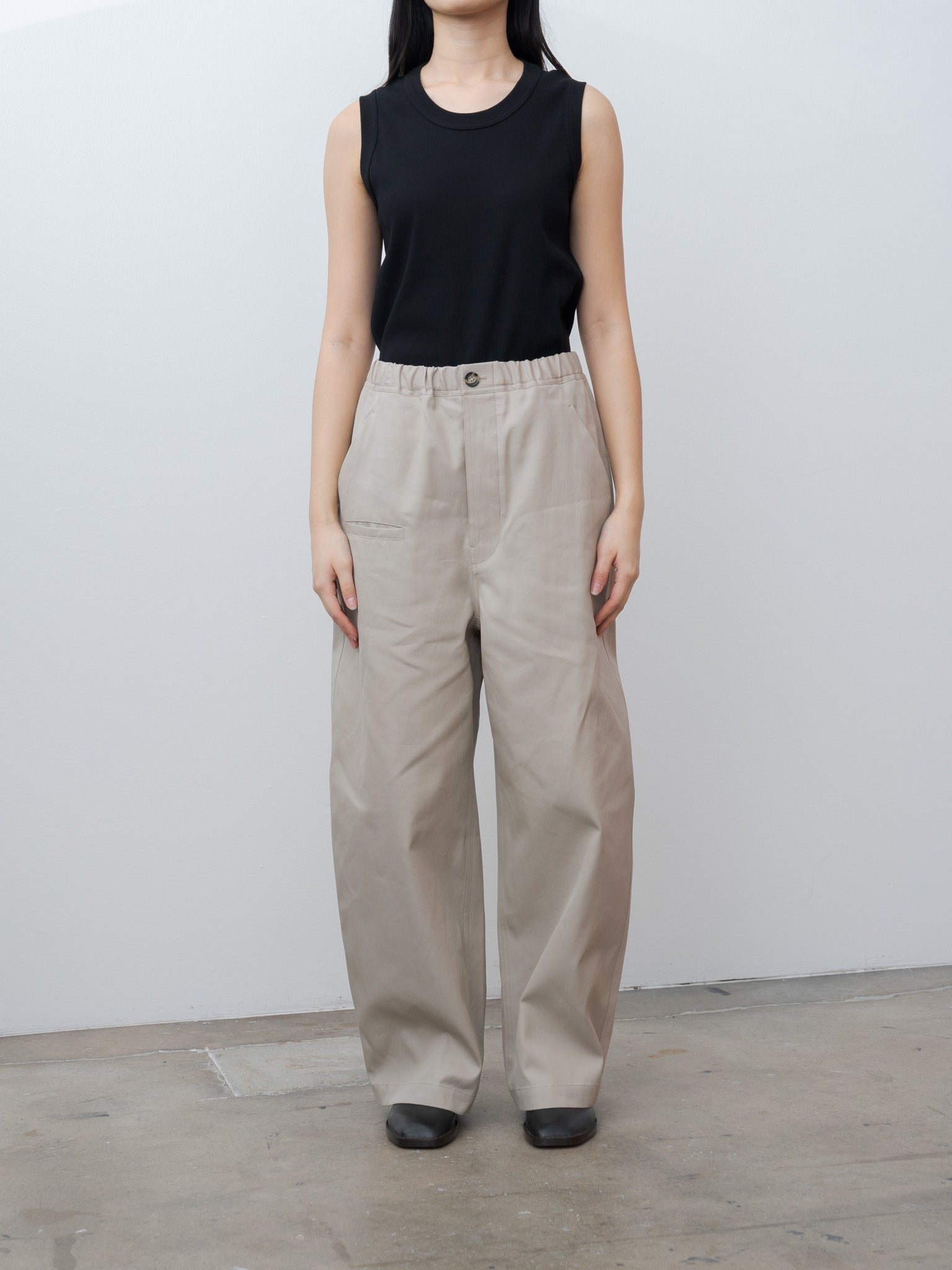 Namu Shop - Sofie D'Hoore Pushkin Trouser - Stone