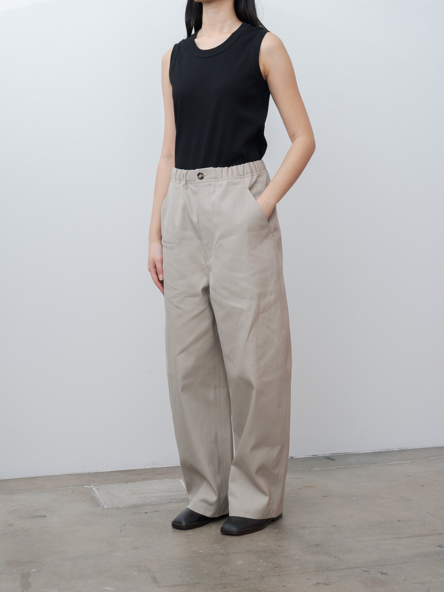 Namu Shop - Sofie D'Hoore Pushkin Trouser - Stone