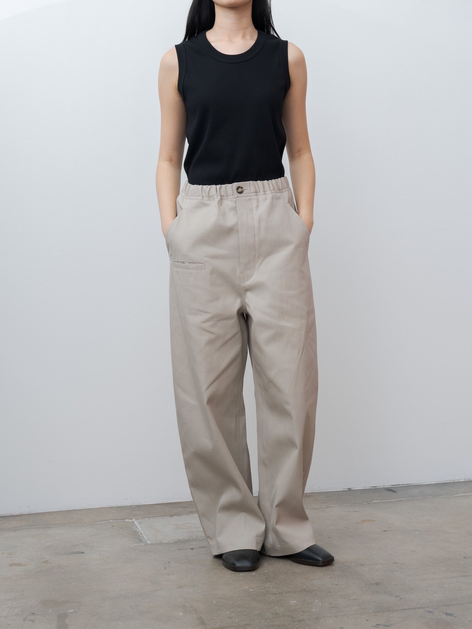 Namu Shop - Sofie D'Hoore Pushkin Trouser - Stone