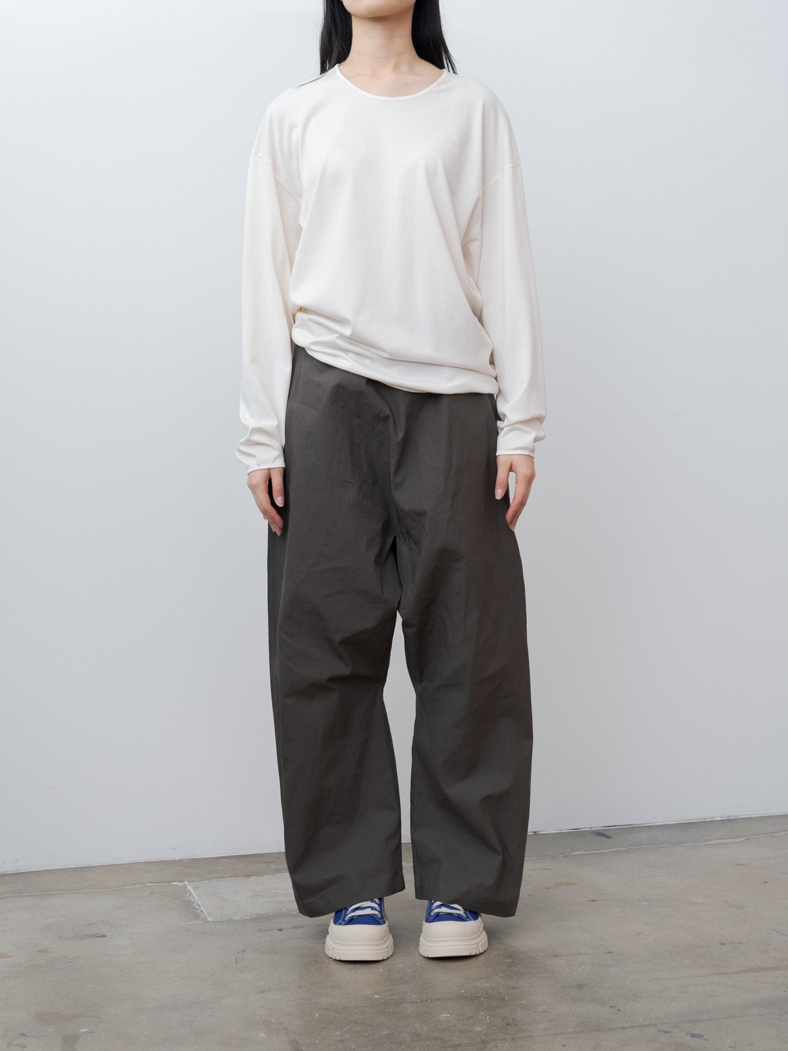 Namu Shop - Lemaire LS Relaxed Tee - Chalk