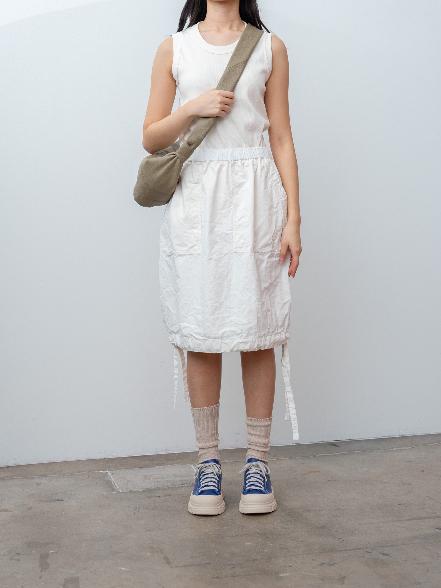 Namu Shop - Casey Casey Balloon Skirt H CARD - Off White
