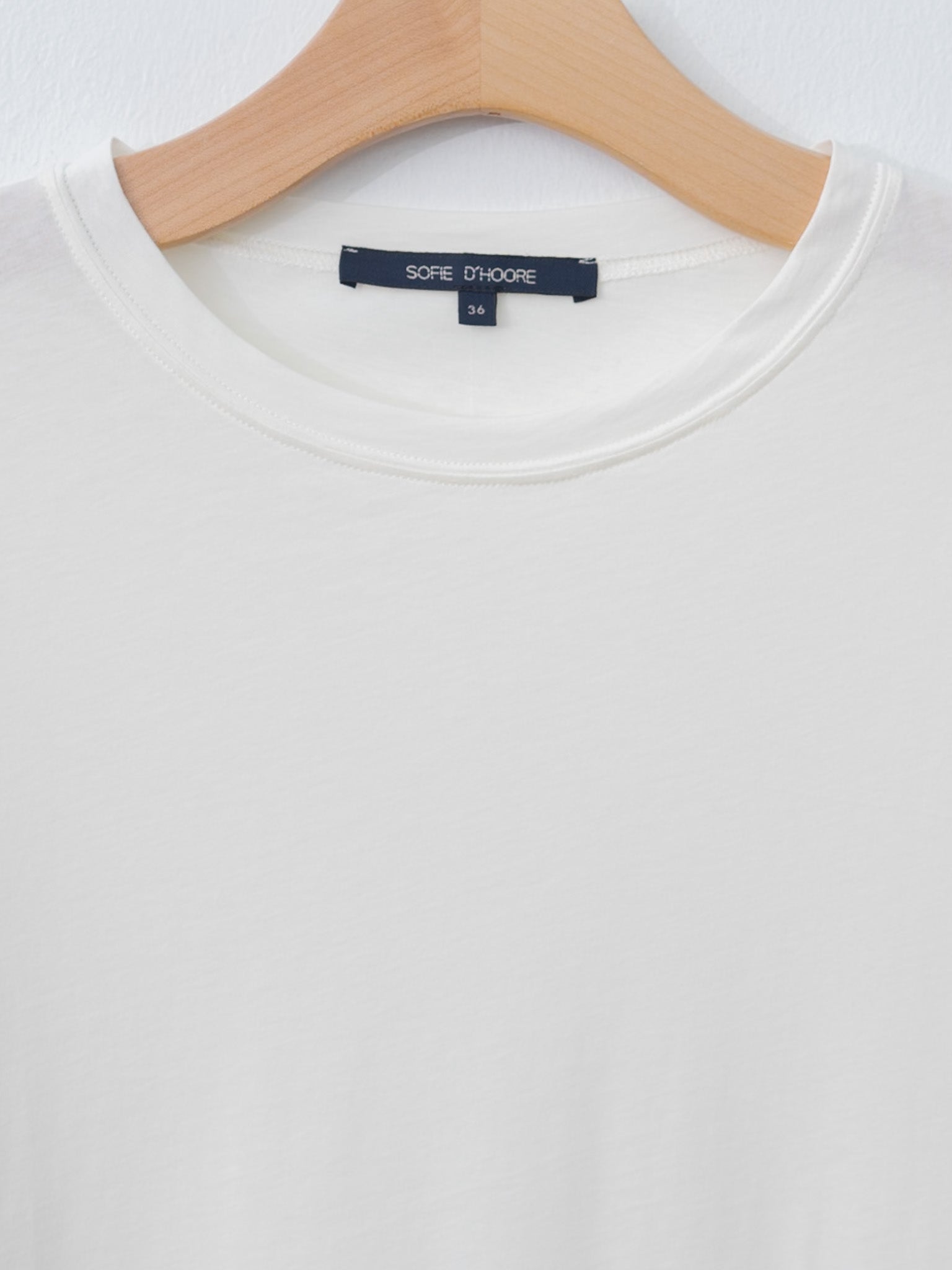Namu Shop - Sofie D'Hoore Turin Tee - Ivory
