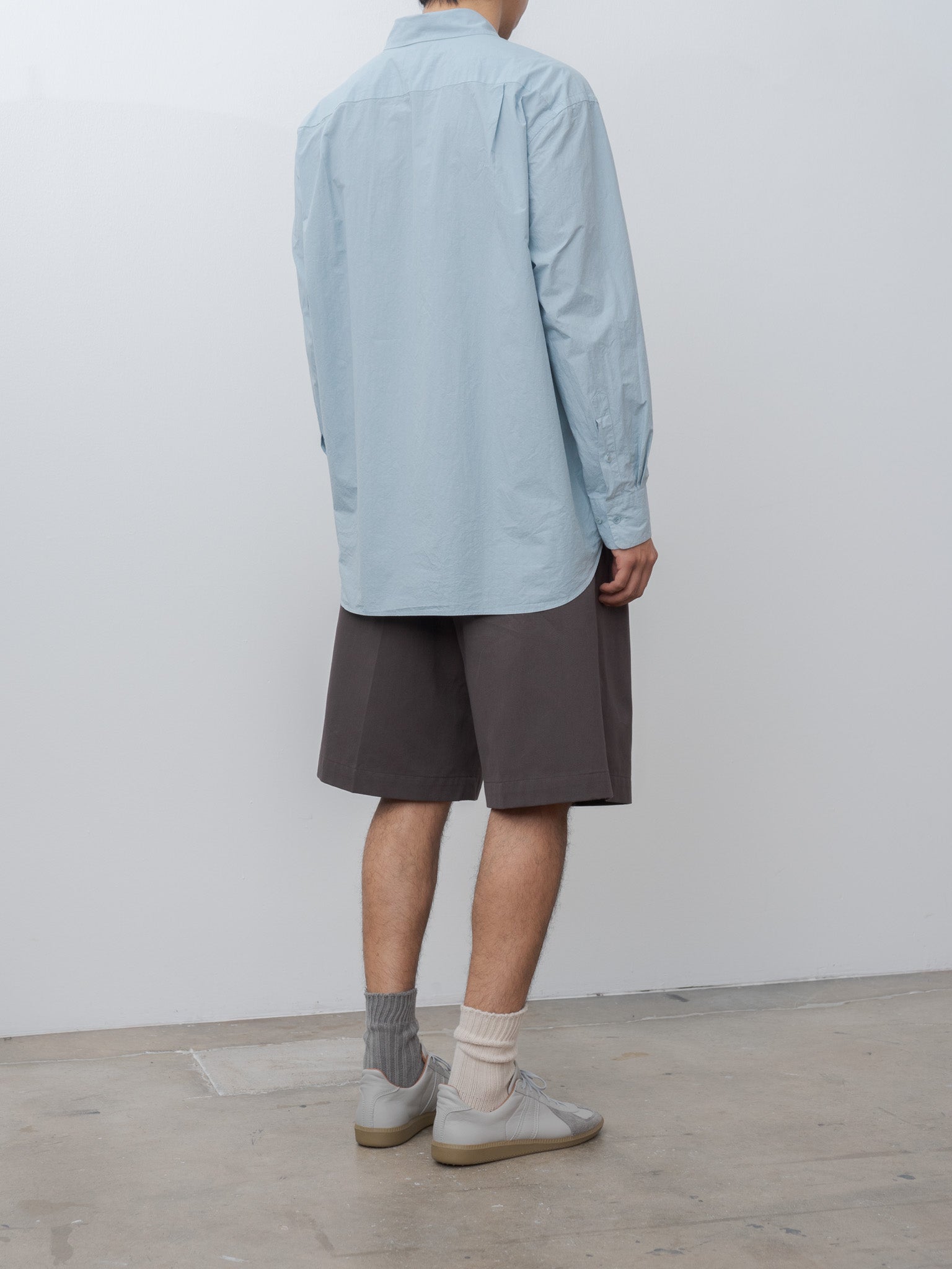 Namu Shop - Yoko Sakamoto Double Pleated Shorts - Brown