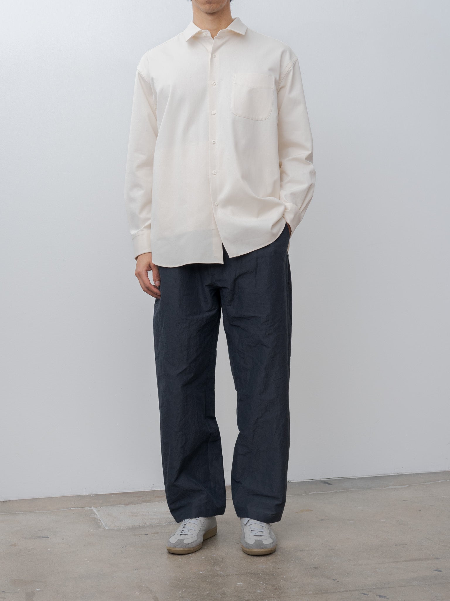 Namu Shop - Yoko Sakamoto Regular Collar Shirt - Ecru