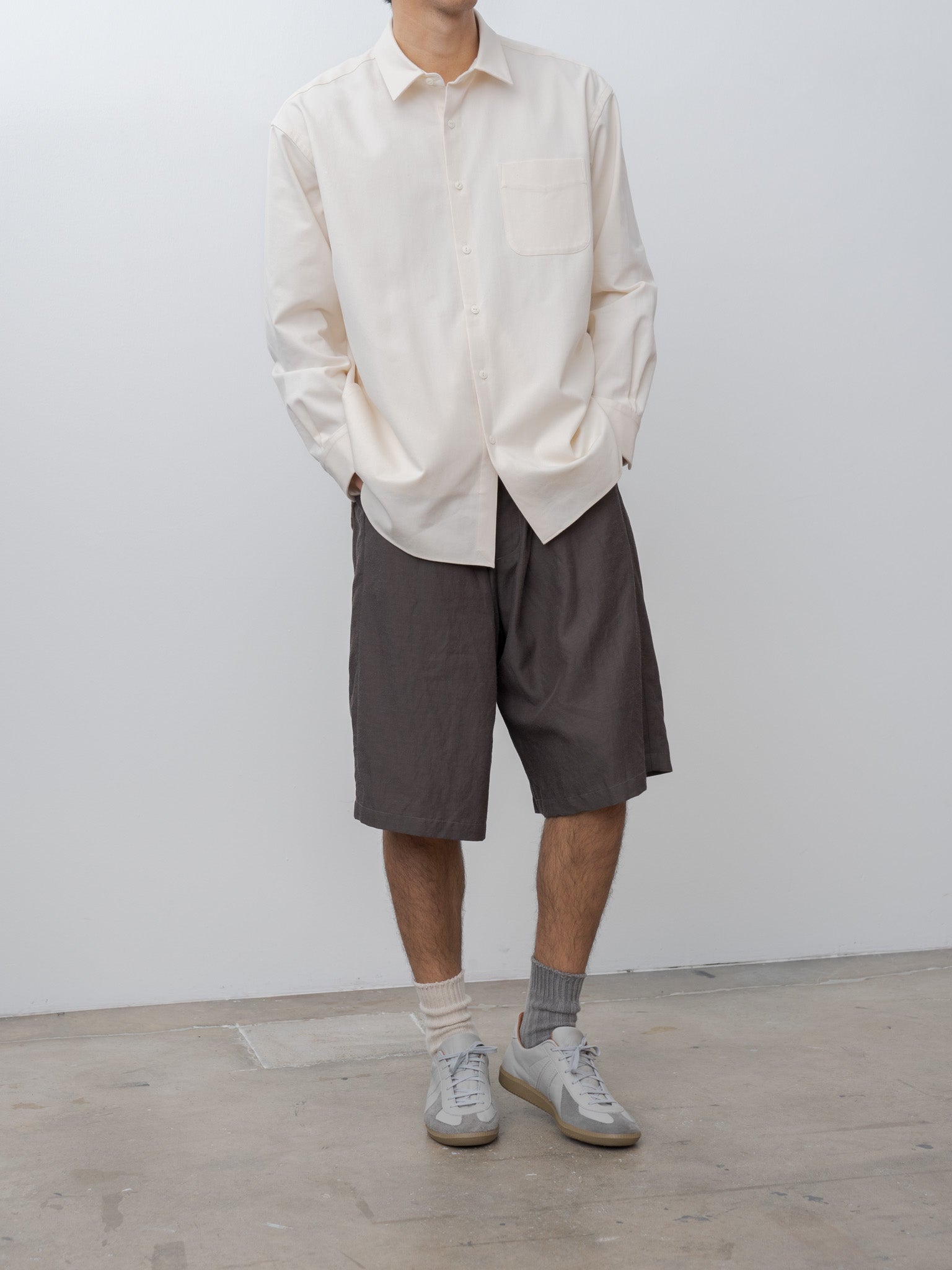 Namu Shop - Yoko Sakamoto Relax Easy Shorts - Brown