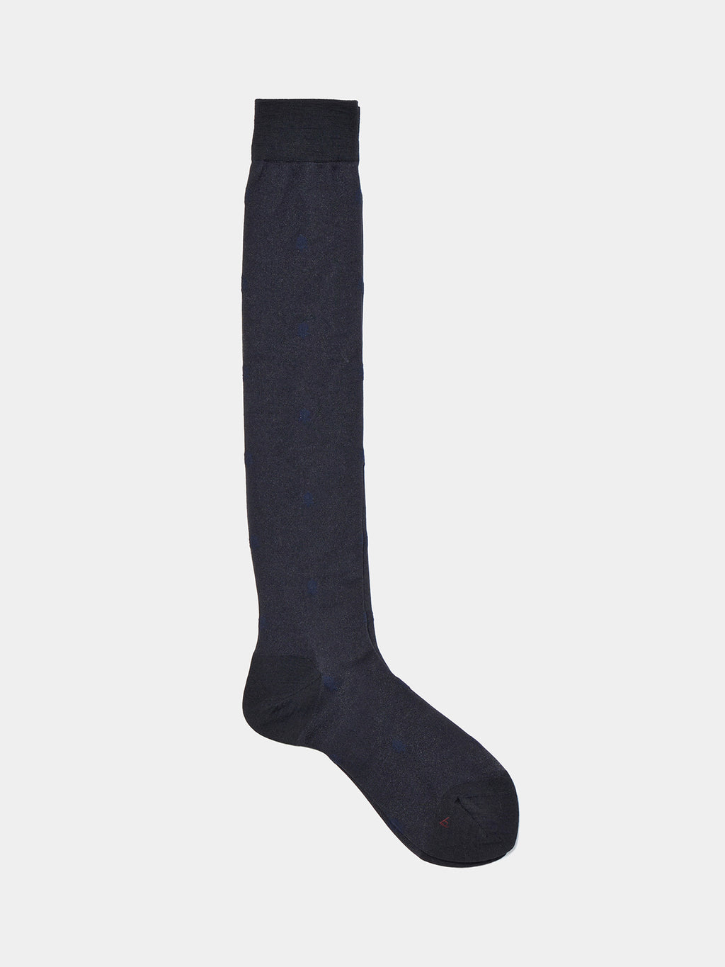 Namu Shop - Babaco Small Flower Knee High Socks - Black