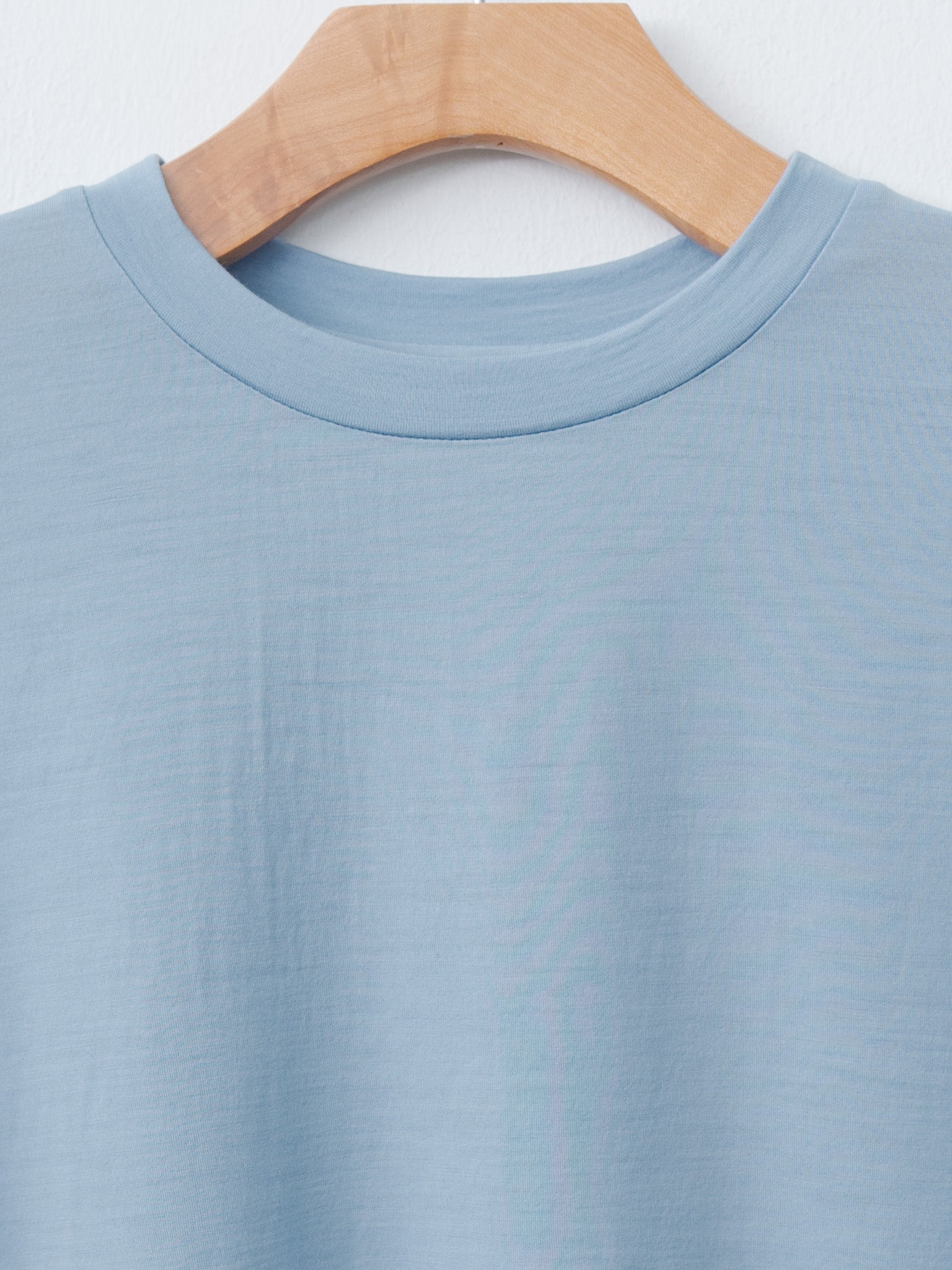 Namu Shop - Kaptain Sunshine Super Soft Merino Tenjiku Half Sleeve Tee - Cloud Blue