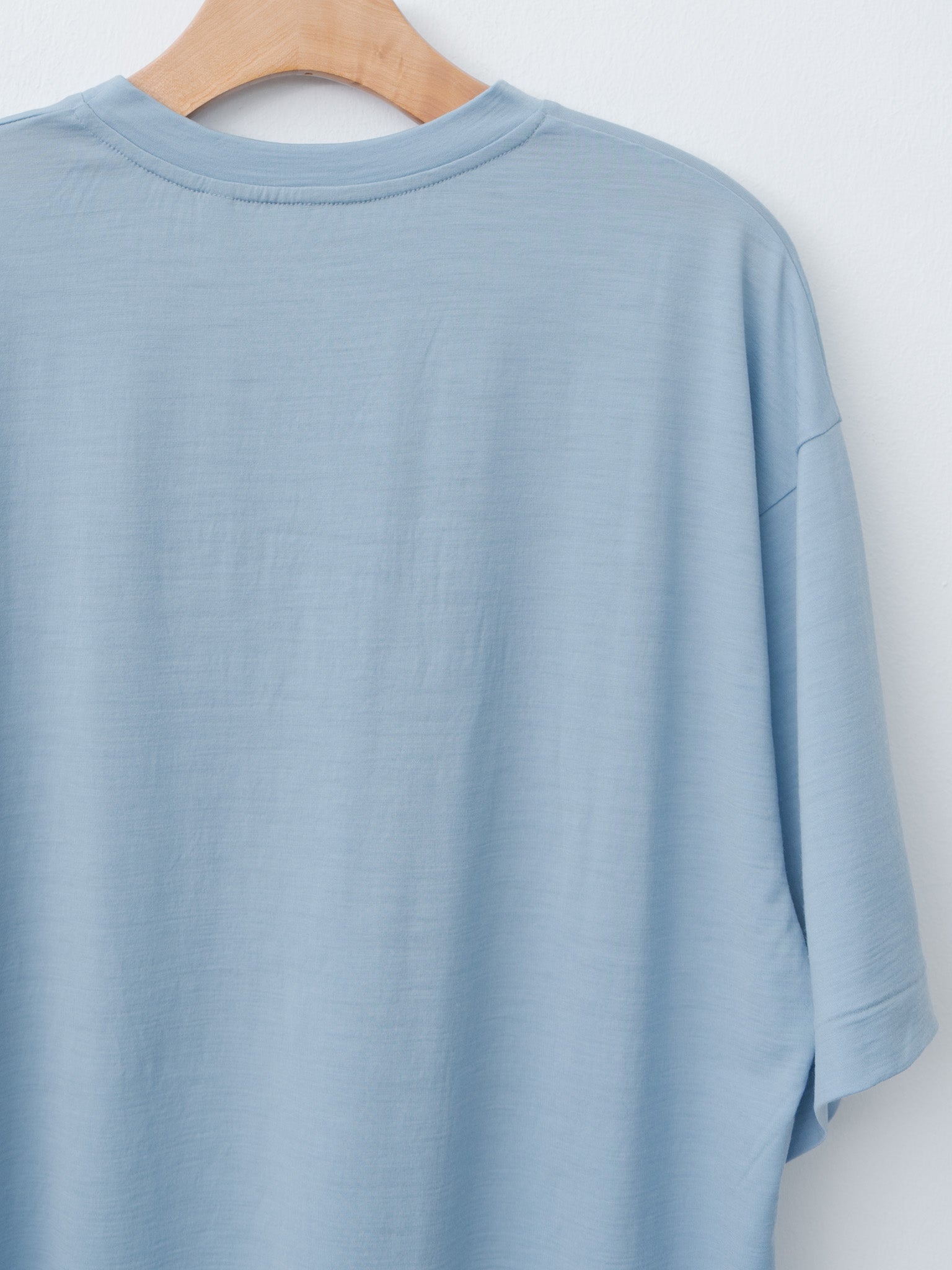 Namu Shop - Kaptain Sunshine Super Soft Merino Tenjiku Half Sleeve Tee - Cloud Blue