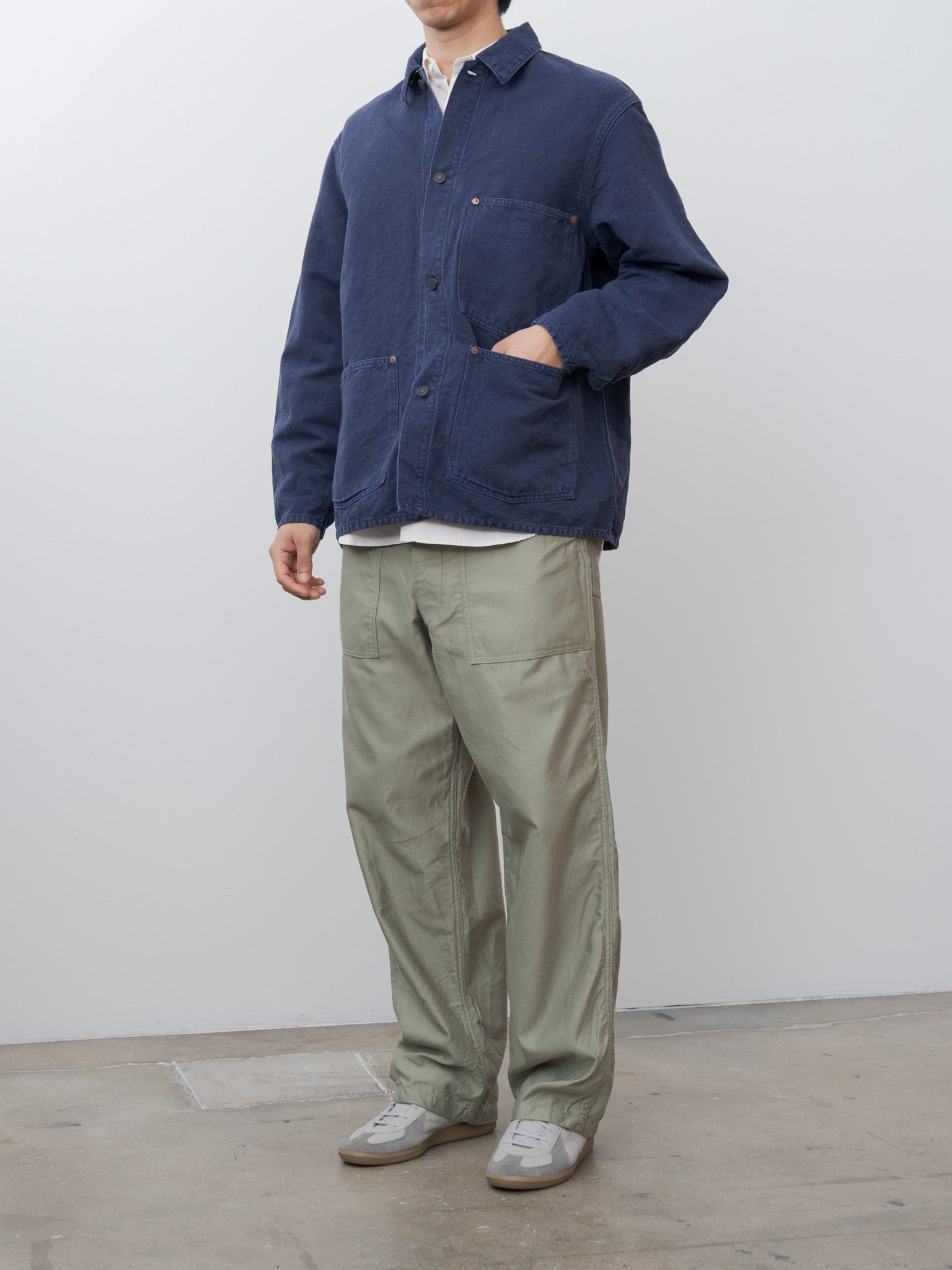 Namu Shop - Kaptain Sunshine Coverall Jacket - Navy Blue