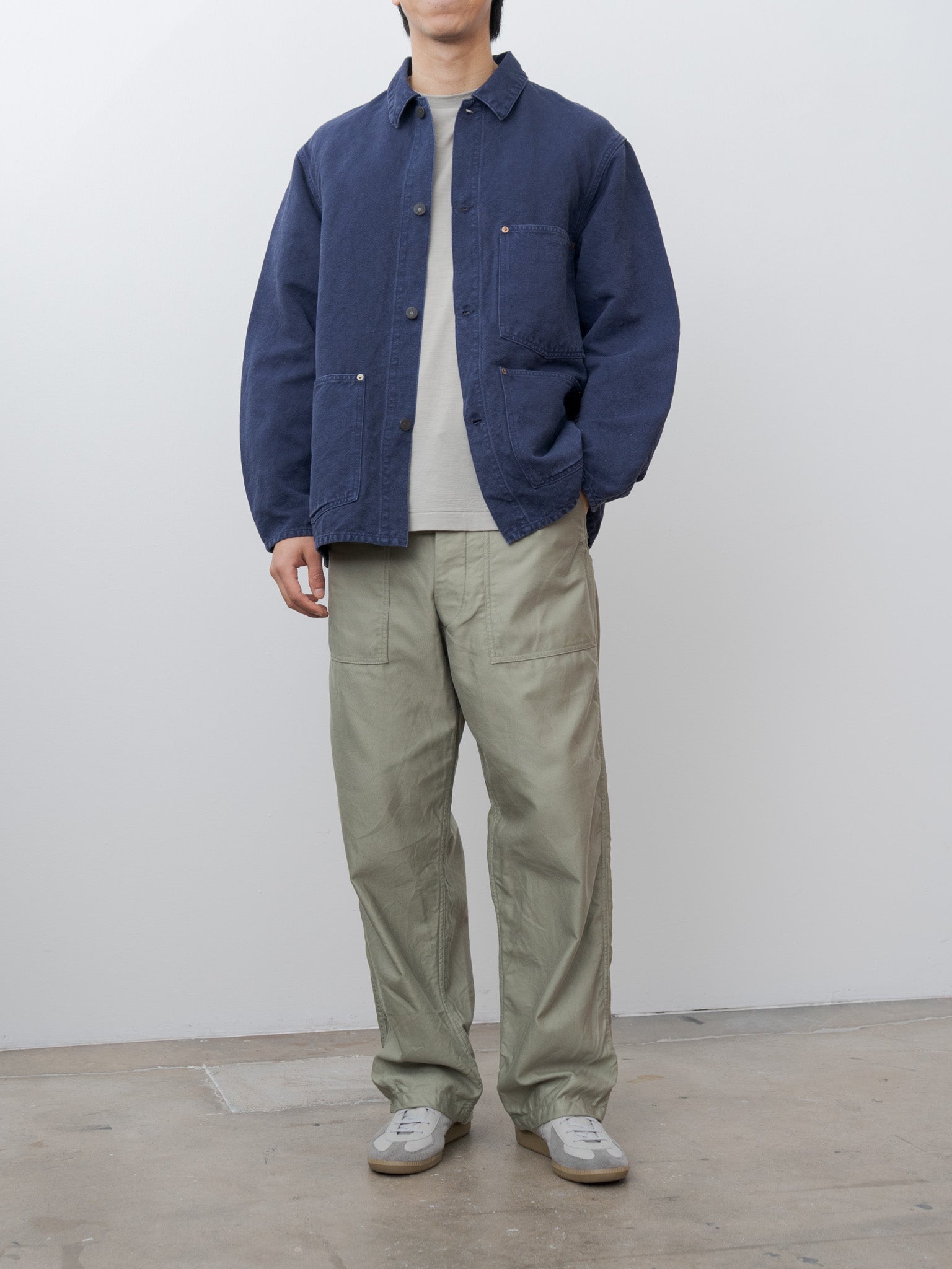 Namu Shop - Kaptain Sunshine Coverall Jacket - Navy Blue