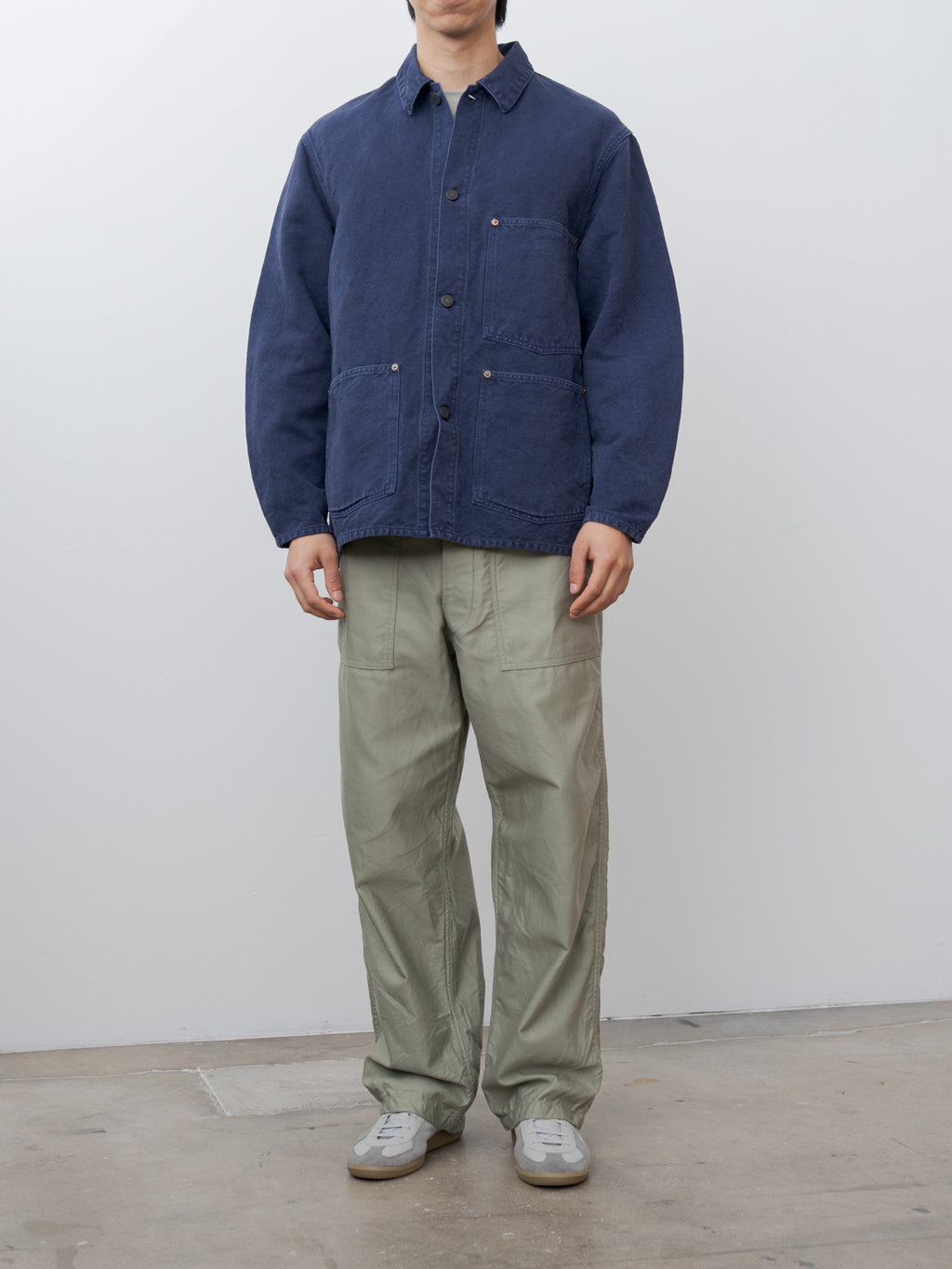 Namu Shop - Kaptain Sunshine Coverall Jacket - Navy Blue