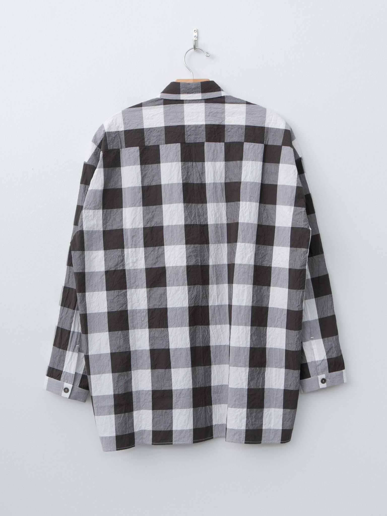 Namu Shop - Toogood The Draughtsman Shirt - Tablecloth Gingham Coffee