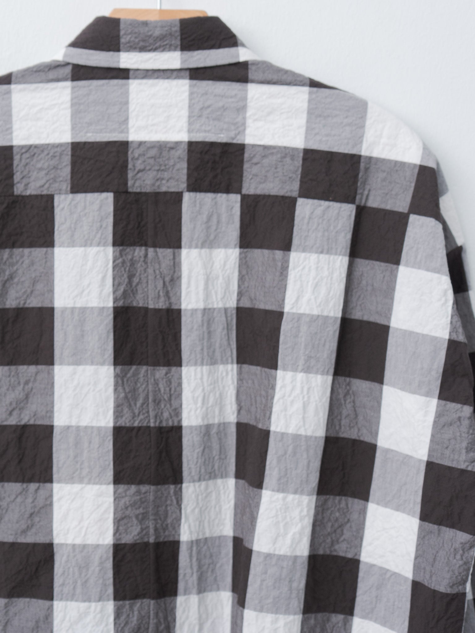 Namu Shop - Toogood The Draughtsman Shirt - Tablecloth Gingham Coffee