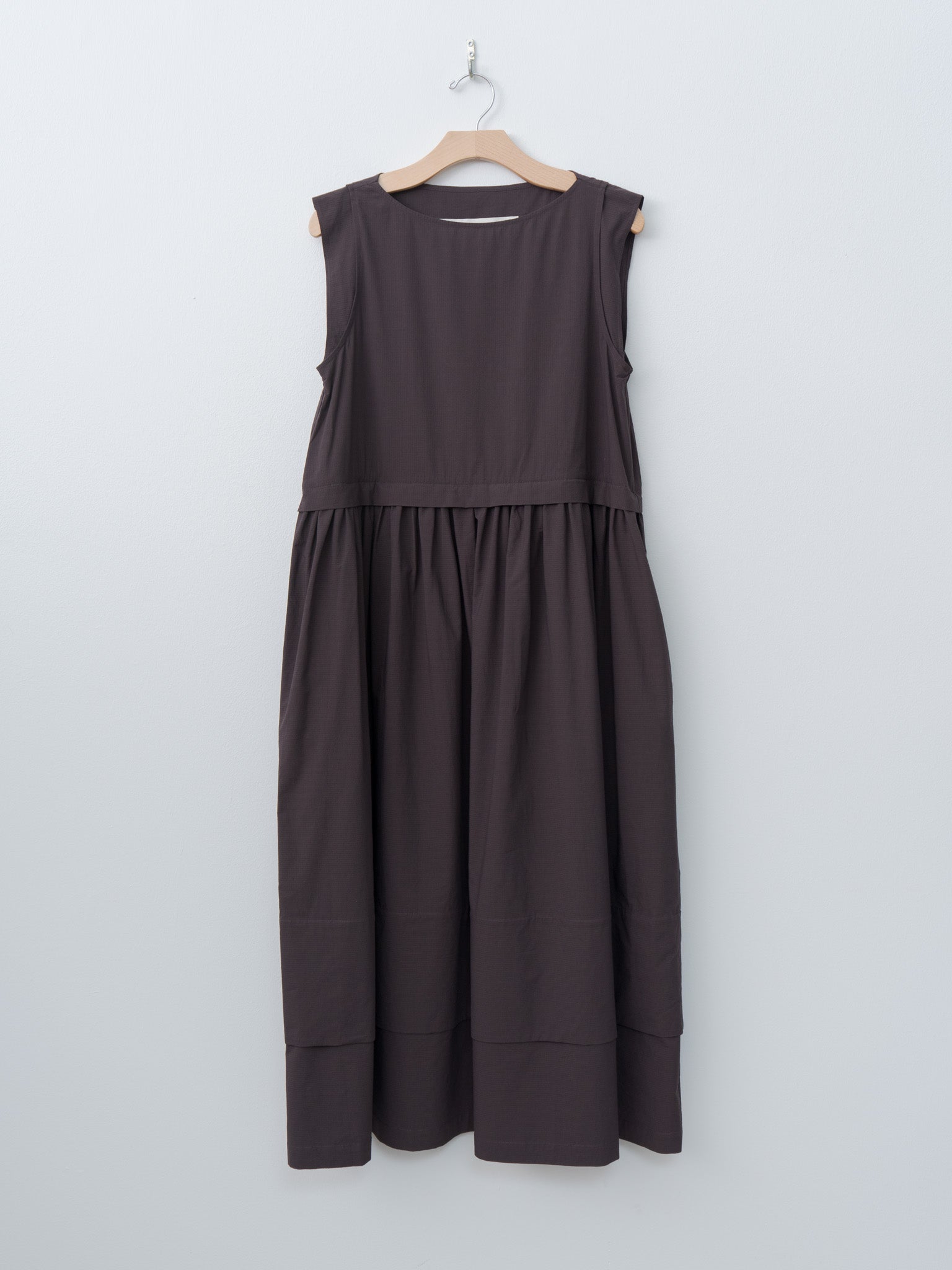 Namu Shop - Toogood The Potter Dress - Fine Ripstop Cotton Coffee