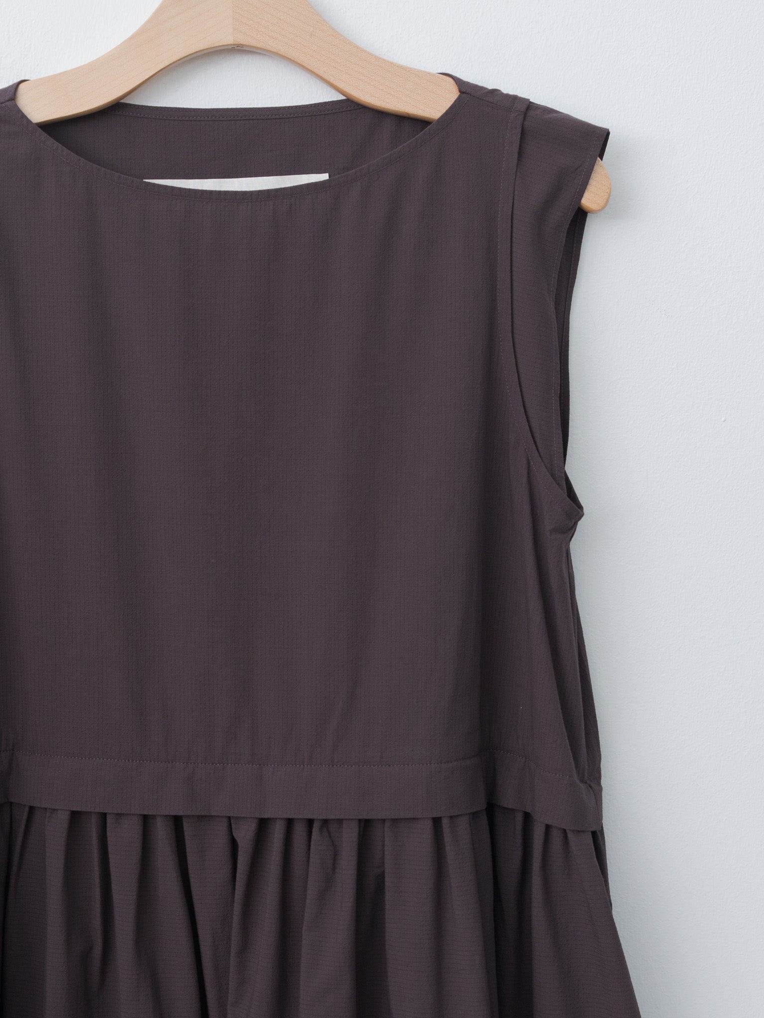 Namu Shop - Toogood The Potter Dress - Fine Ripstop Cotton Coffee