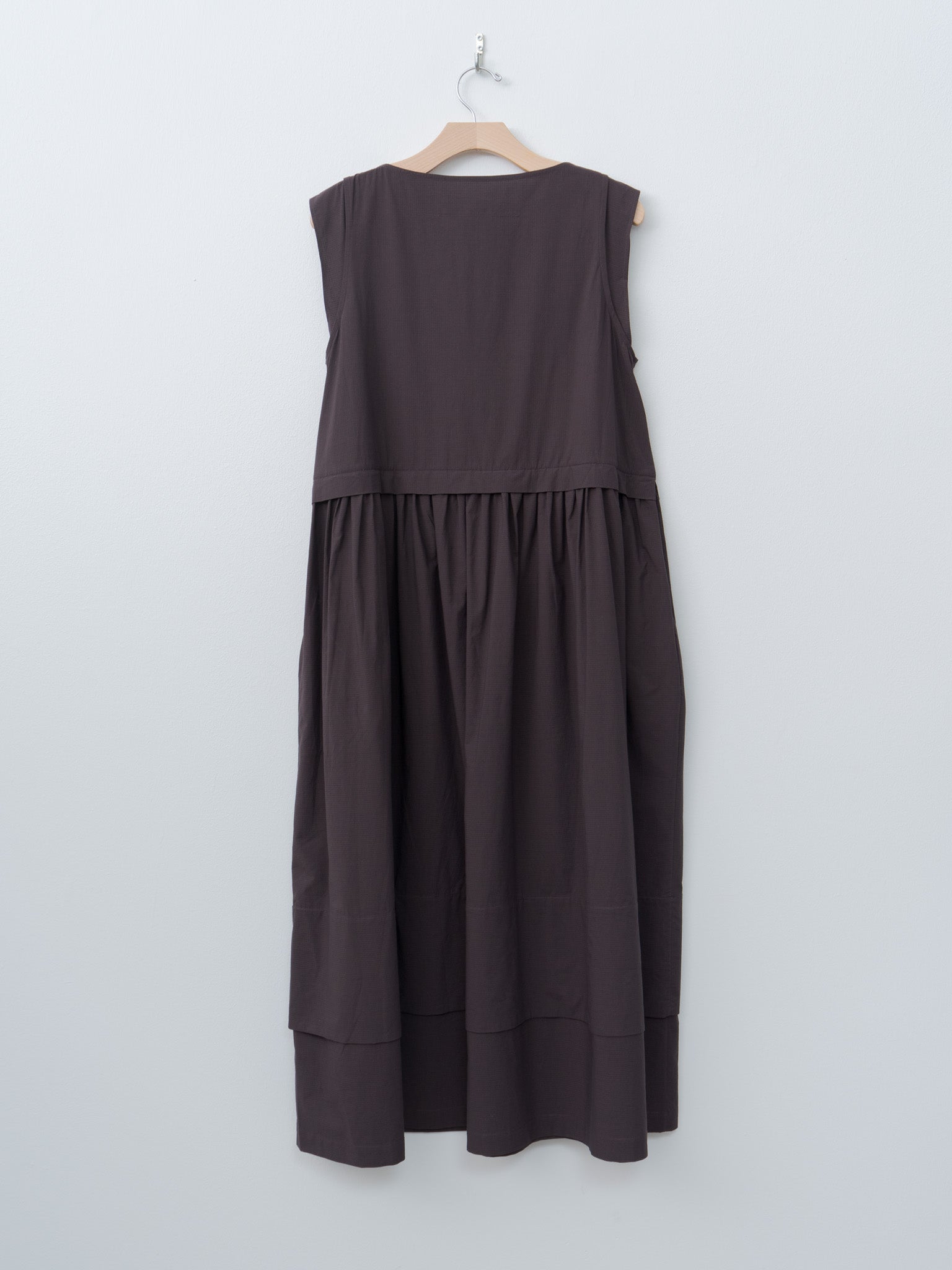 Namu Shop - Toogood The Potter Dress - Fine Ripstop Cotton Coffee