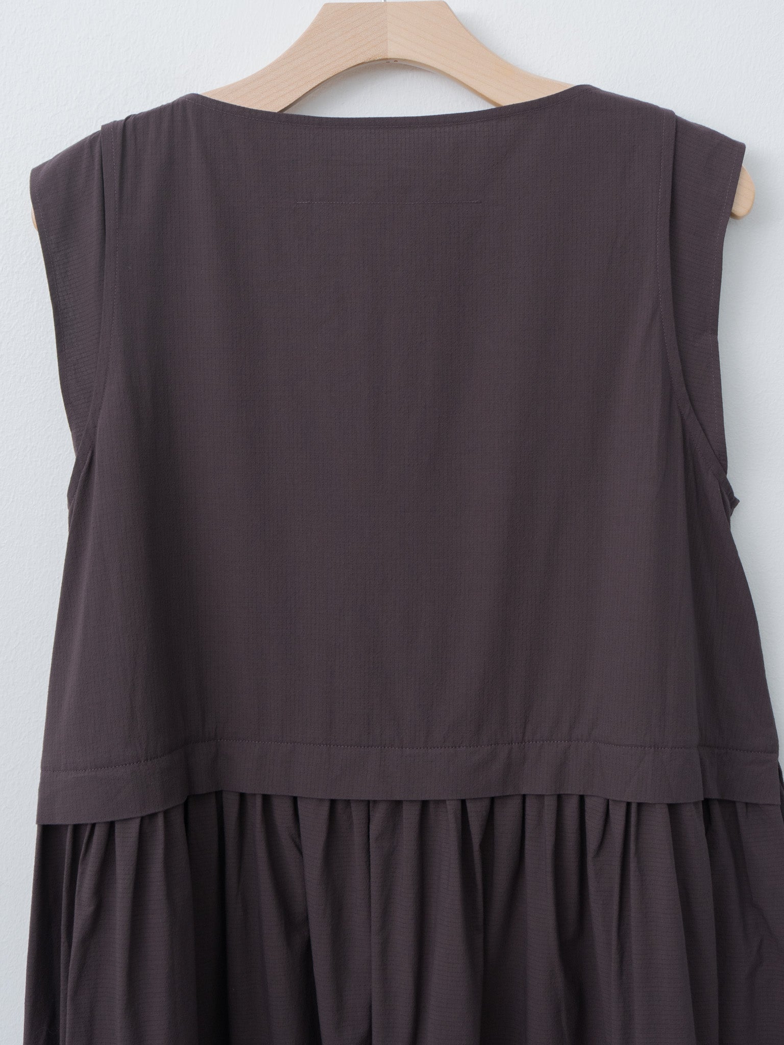 Namu Shop - Toogood The Potter Dress - Fine Ripstop Cotton Coffee