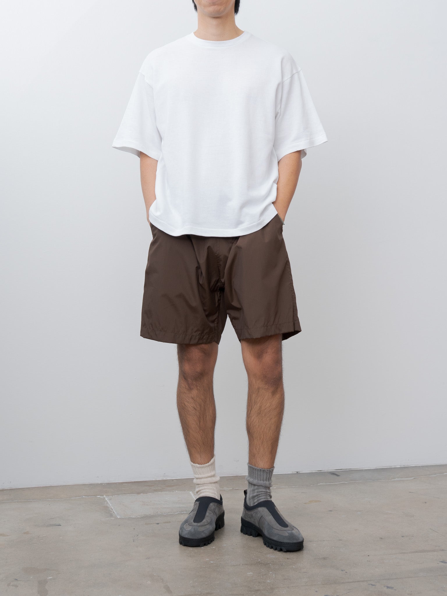 Namu Shop - Kaptain Sunshine Trainer Short Pants - Brown
