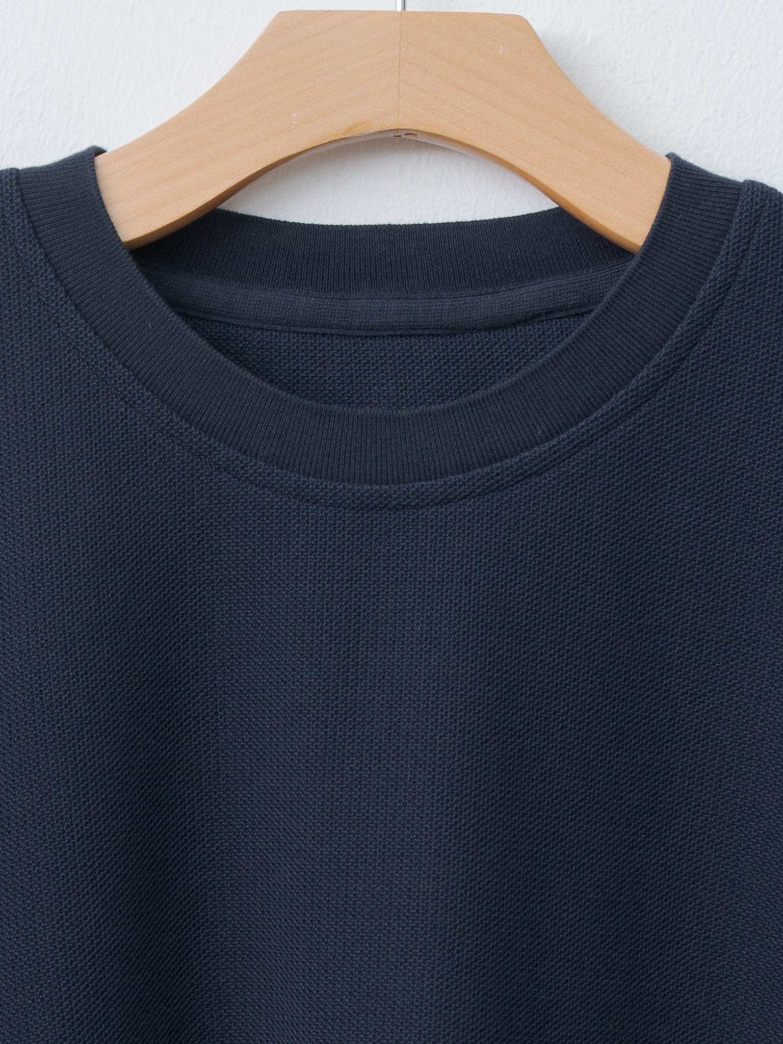 Namu Shop - ts(s) Cotton Poly Dry Jersey Big T-shirt - Navy