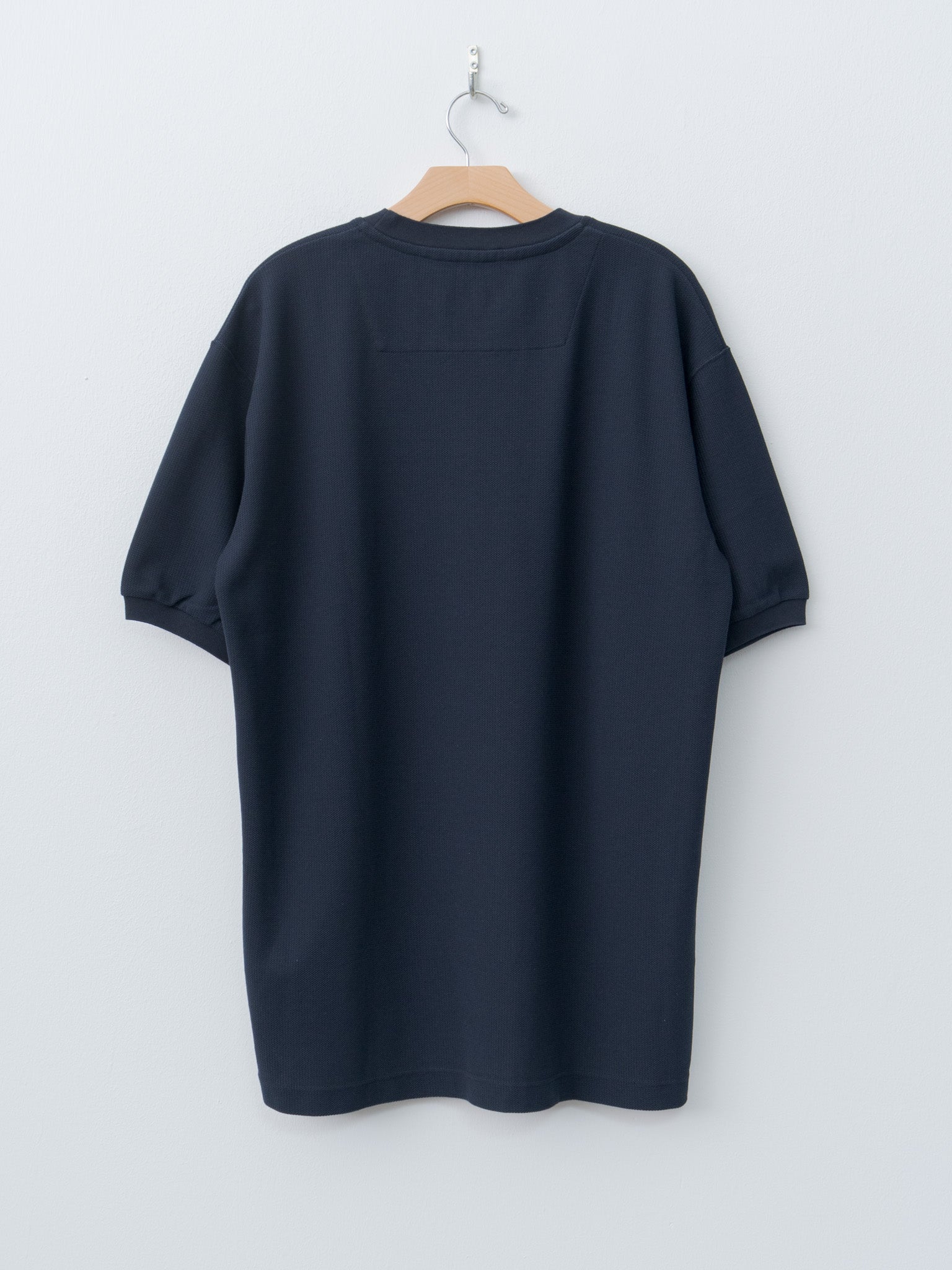 Namu Shop - ts(s) Cotton Poly Dry Jersey Big T-shirt - Navy
