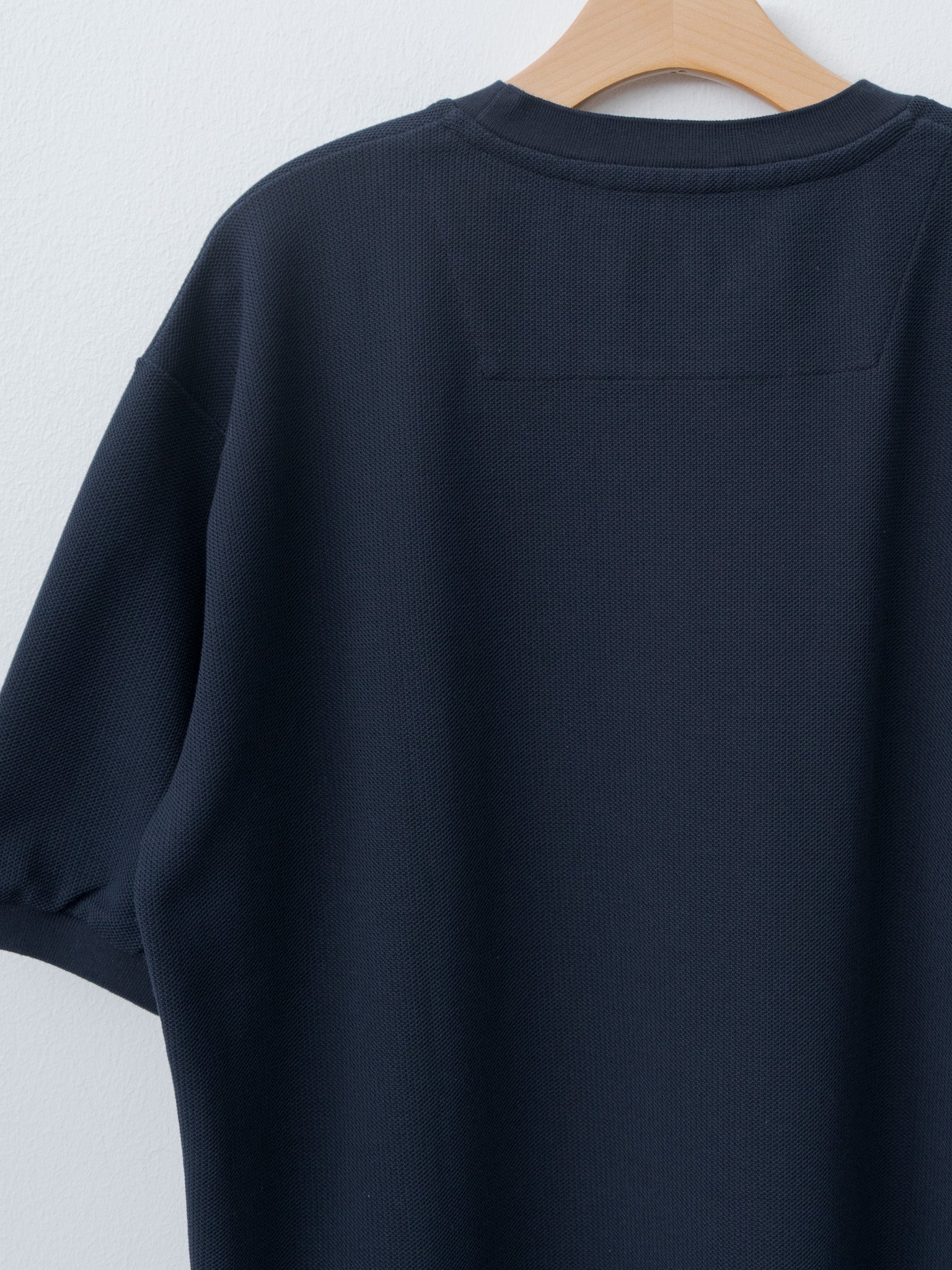 Namu Shop - ts(s) Cotton Poly Dry Jersey Big T-shirt - Navy