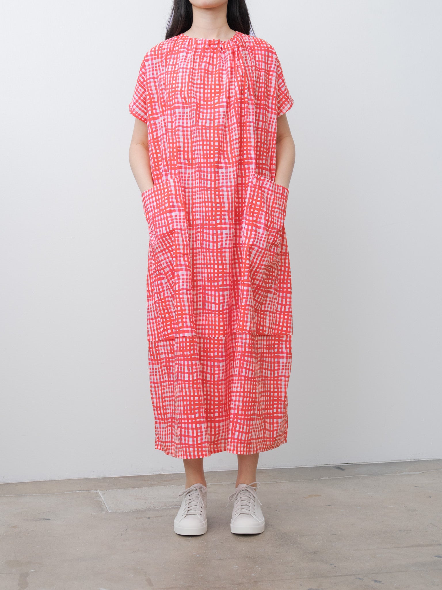 Namu Shop - Toogood The Poet Dress - Painted Check Jam