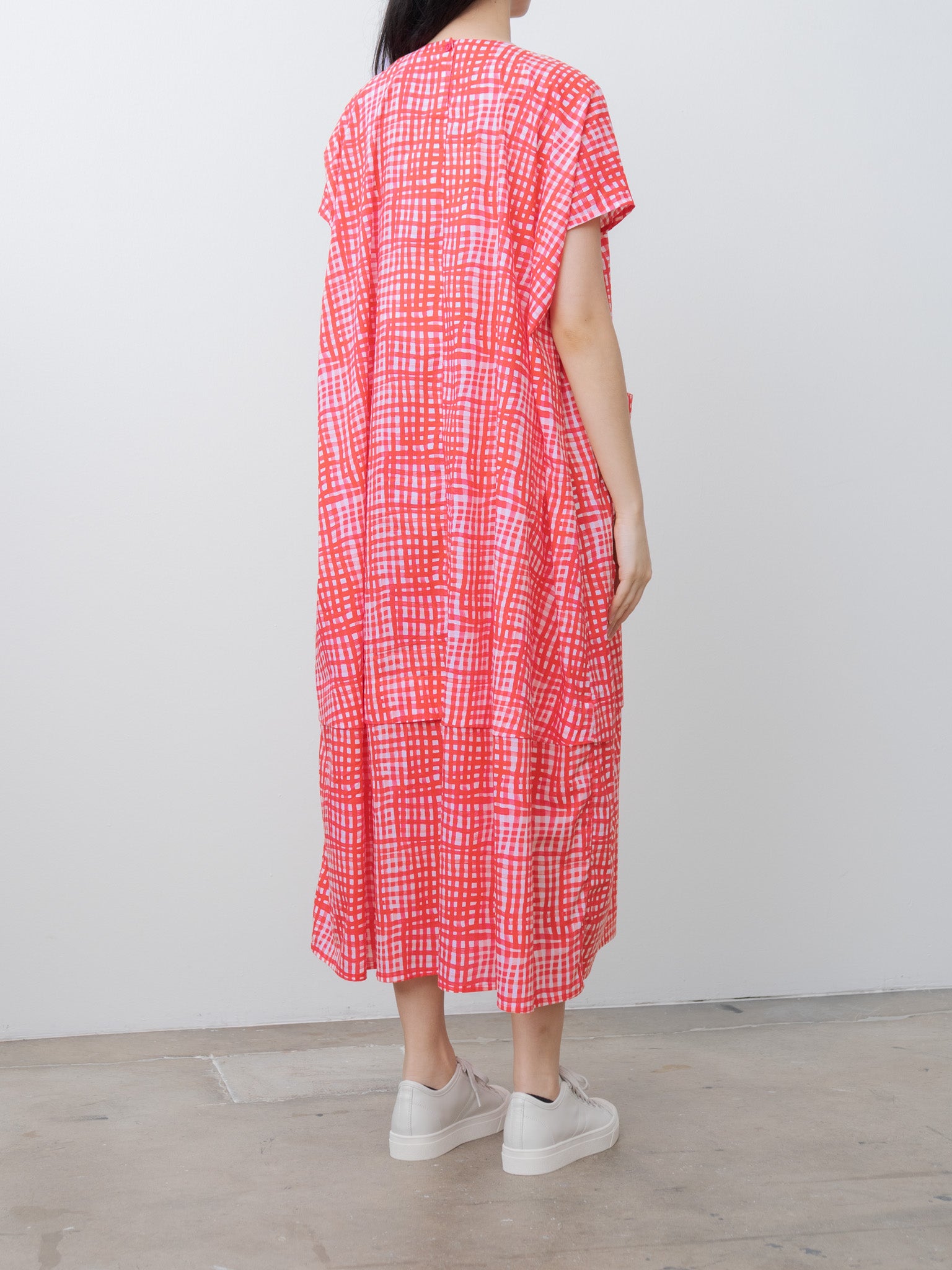Namu Shop - Toogood The Poet Dress - Painted Check Jam