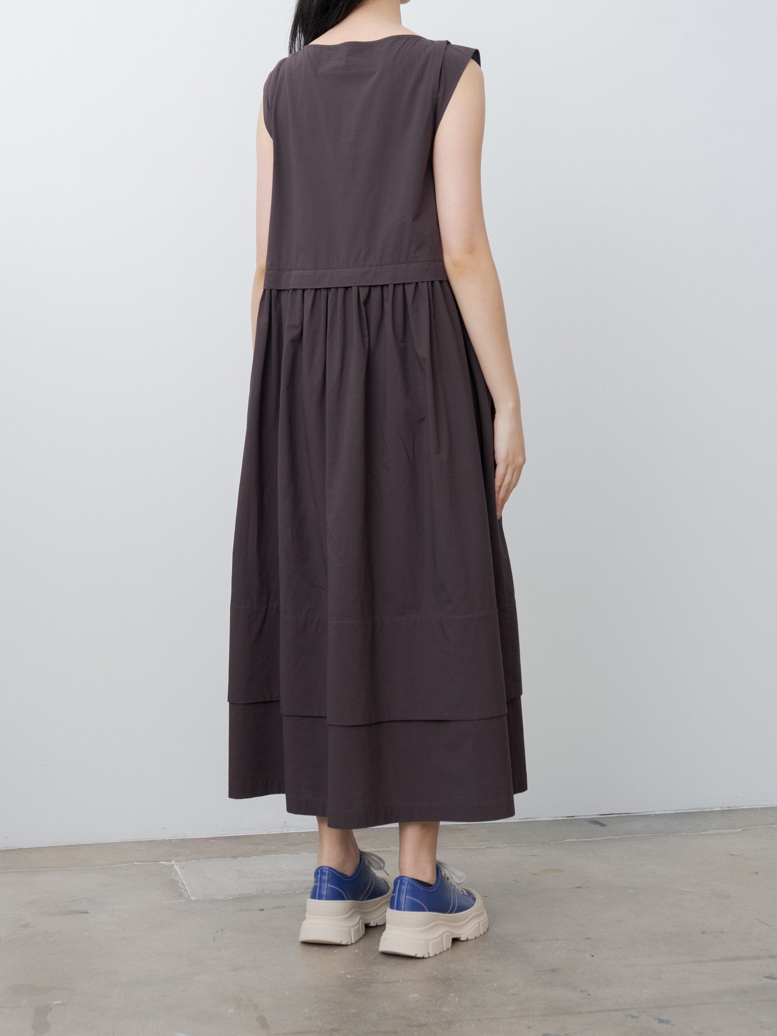 Namu Shop - Toogood The Potter Dress - Fine Ripstop Cotton Coffee
